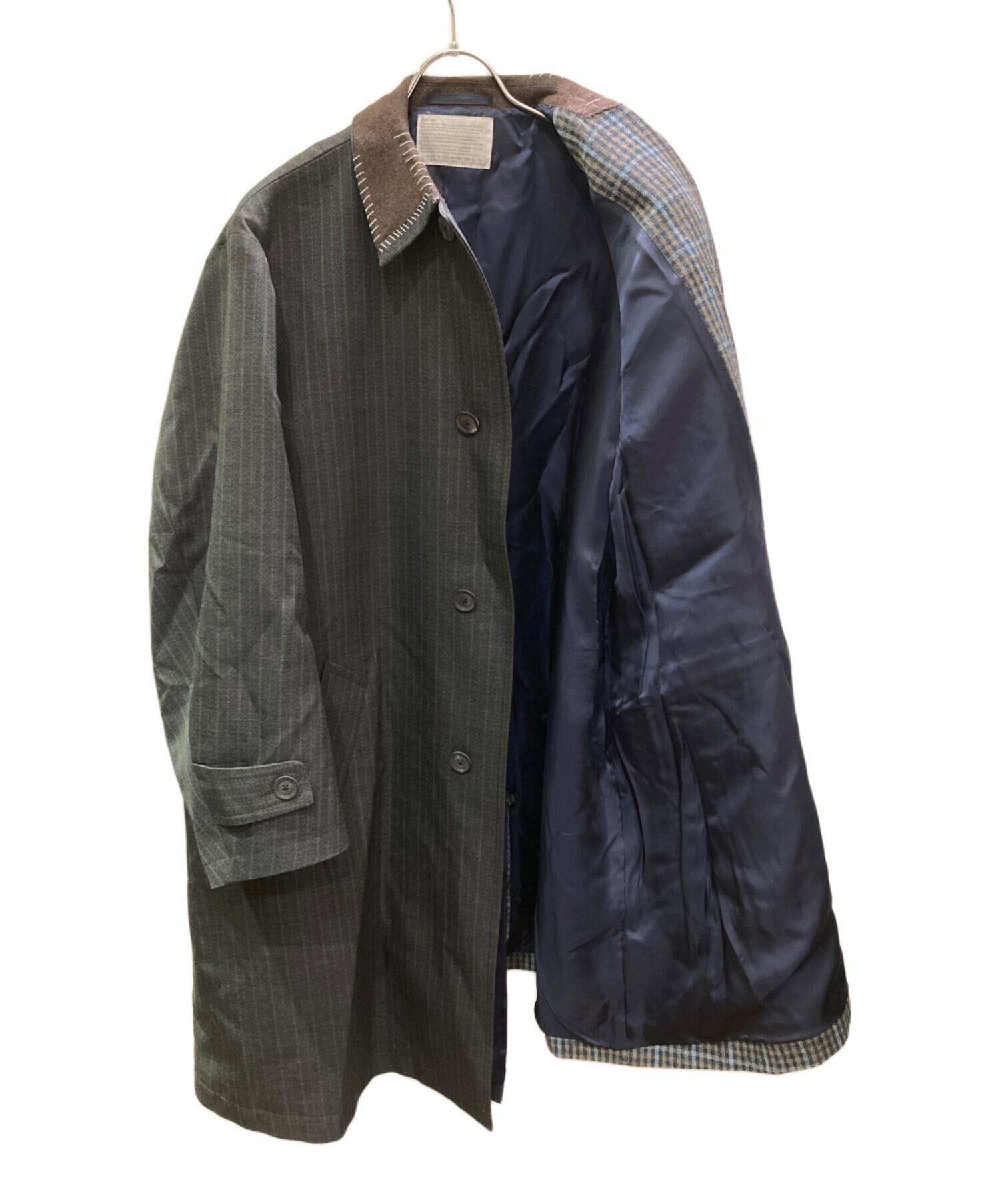 kolor ドッキングスエット　国内正規品　試着のみ　新品同様 スタンドドッキングハーフジップ｜スウェット｜ニコル公式通販サイト