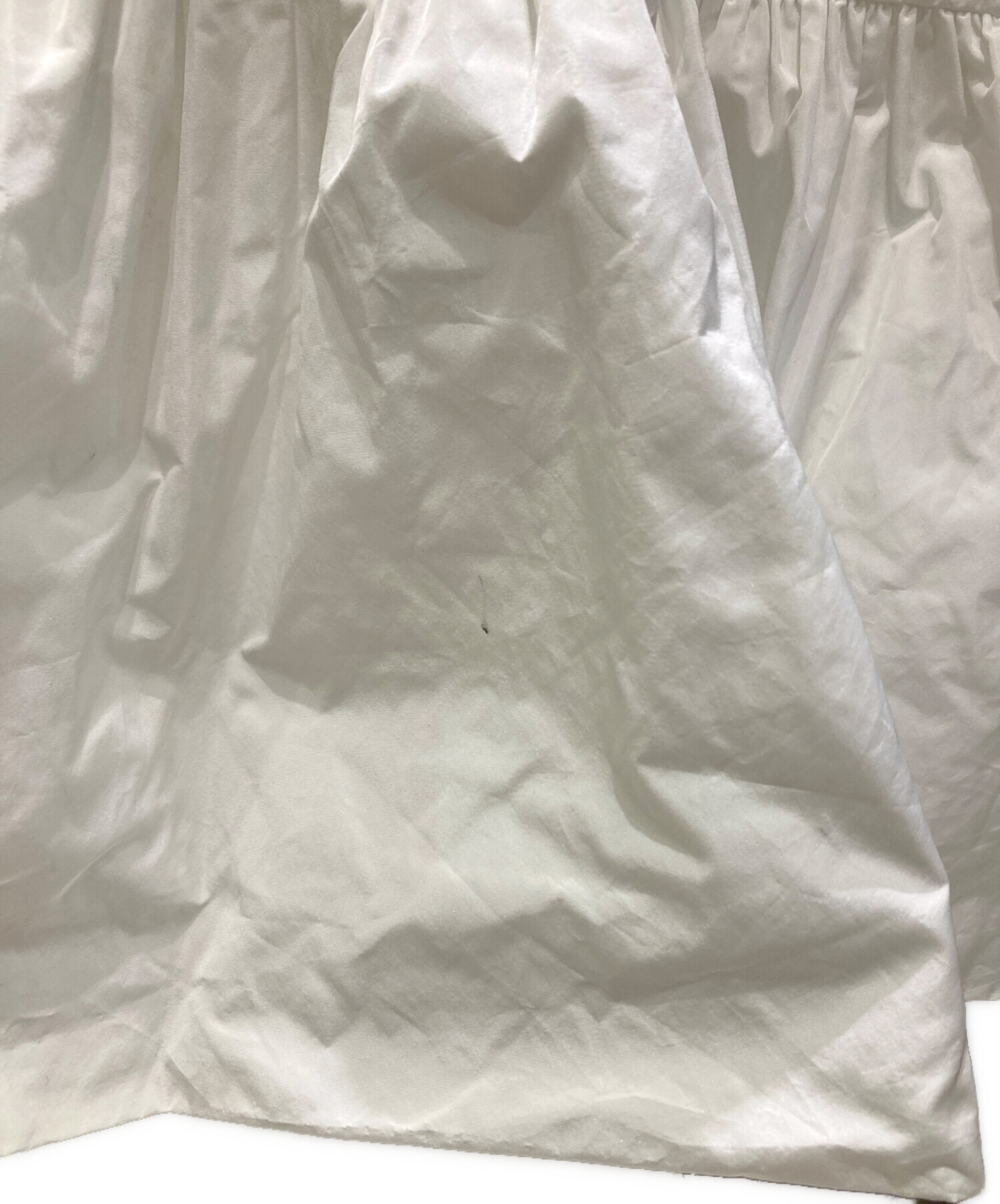 中古・古着通販】YORI (ヨリ) ヘムバルーンブラウス ホワイト サイズ 
