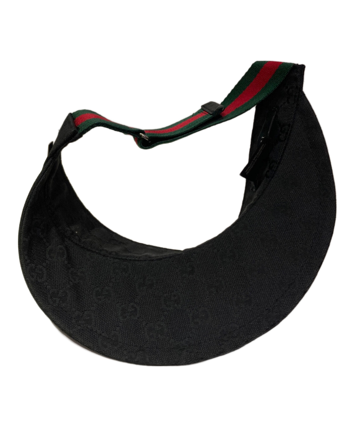 中古・古着通販】GUCCI (グッチ) サンバイザー ブラック｜ブランド