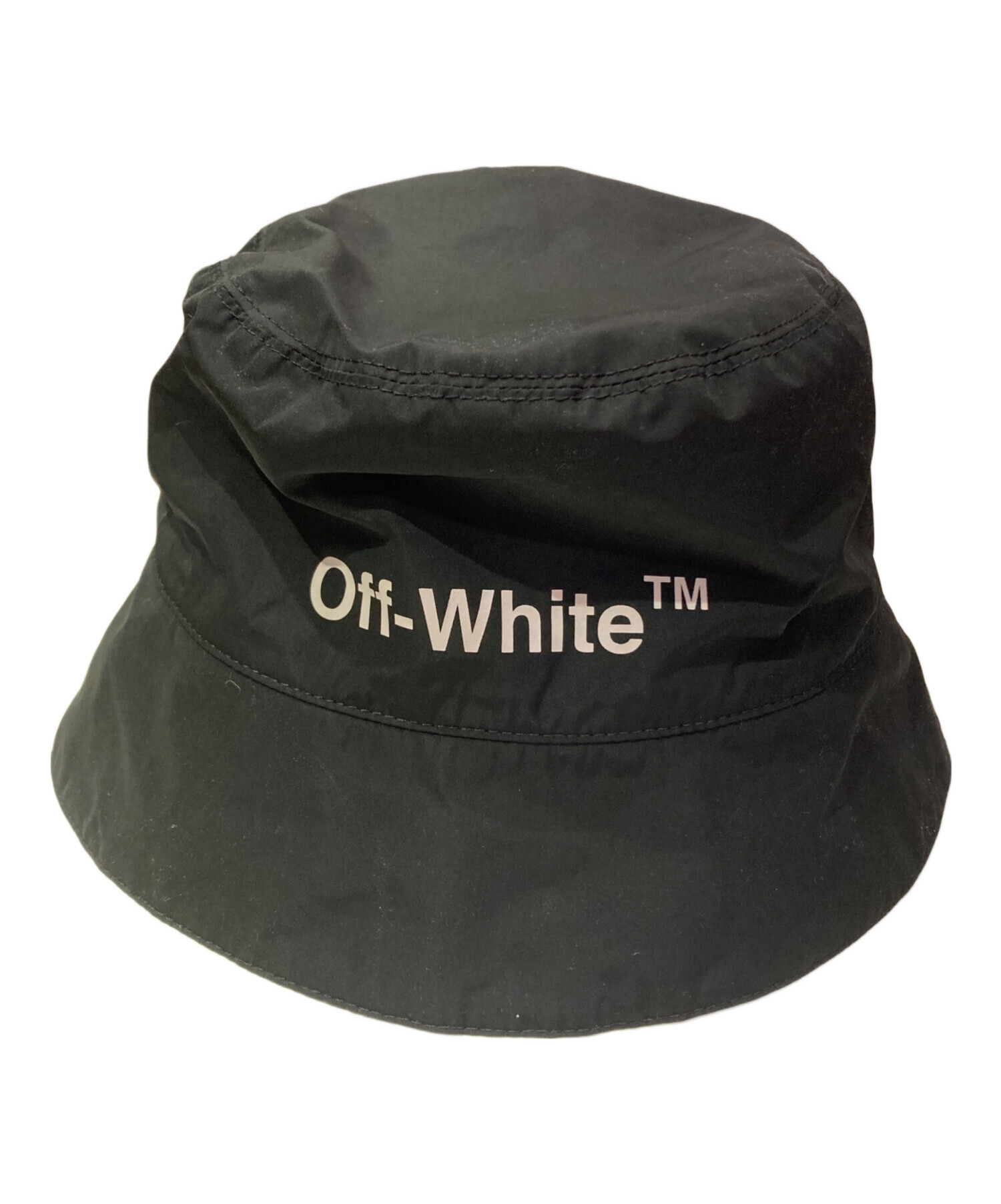 中古・古着通販】OFFWHITE (オフホワイト) バケットハット ブラック