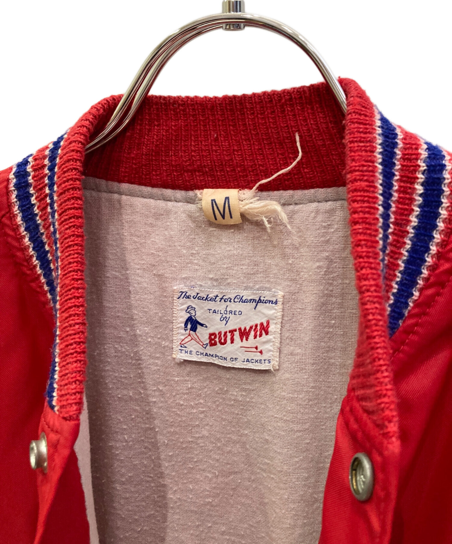 中古・古着通販】butwin (バトウィン) ヴィンテージスタジャン レッド