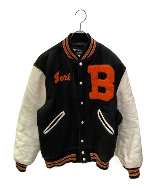 BUTWIN スタジャン 中古・古着通販】butwin (バトウィン) スタジャン ブラック サイズ:44