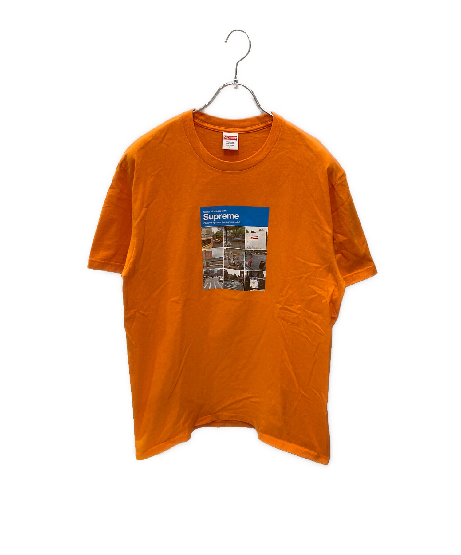 中古・古着通販】SUPREME (シュプリーム) プリントTシャツ オレンジ