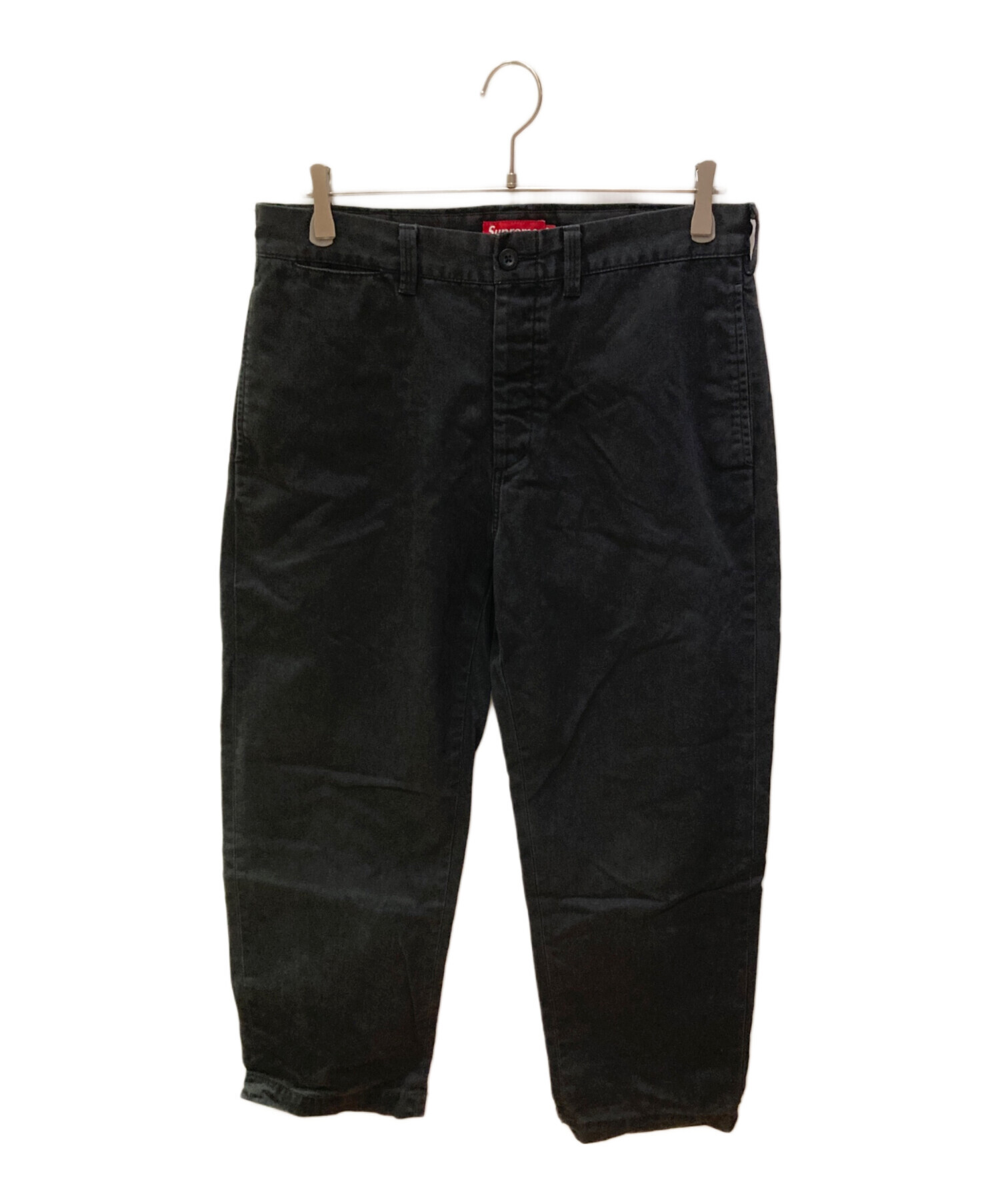 Supreme チノパンツ ブラック Supreme ブラック チノパン 36 Supreme
