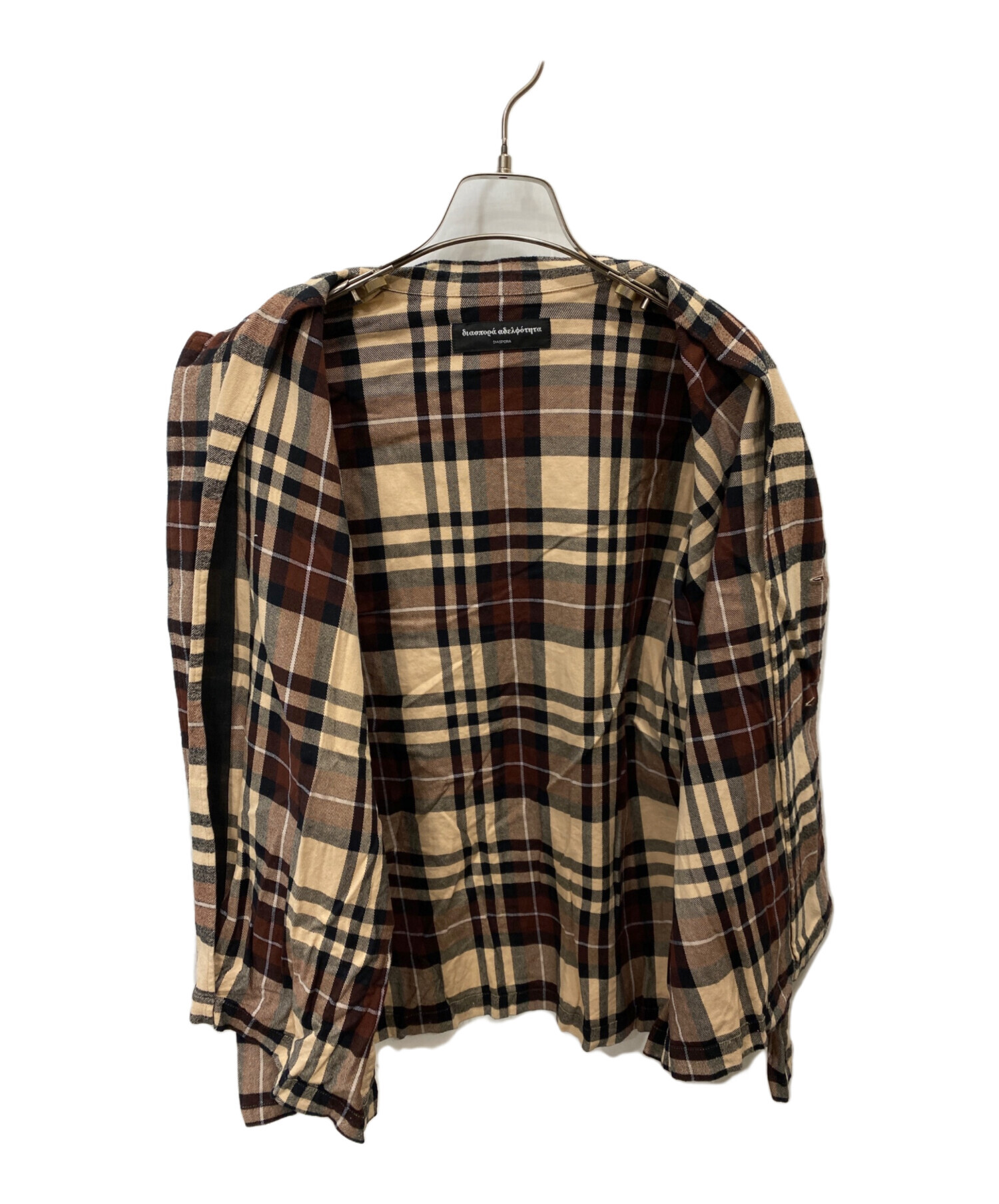 【So】Diaspora skateboardsチェックシャツ DIASPORA SKATEBOARDS [BRO SHIRT] (GREY GLEN CHECK)