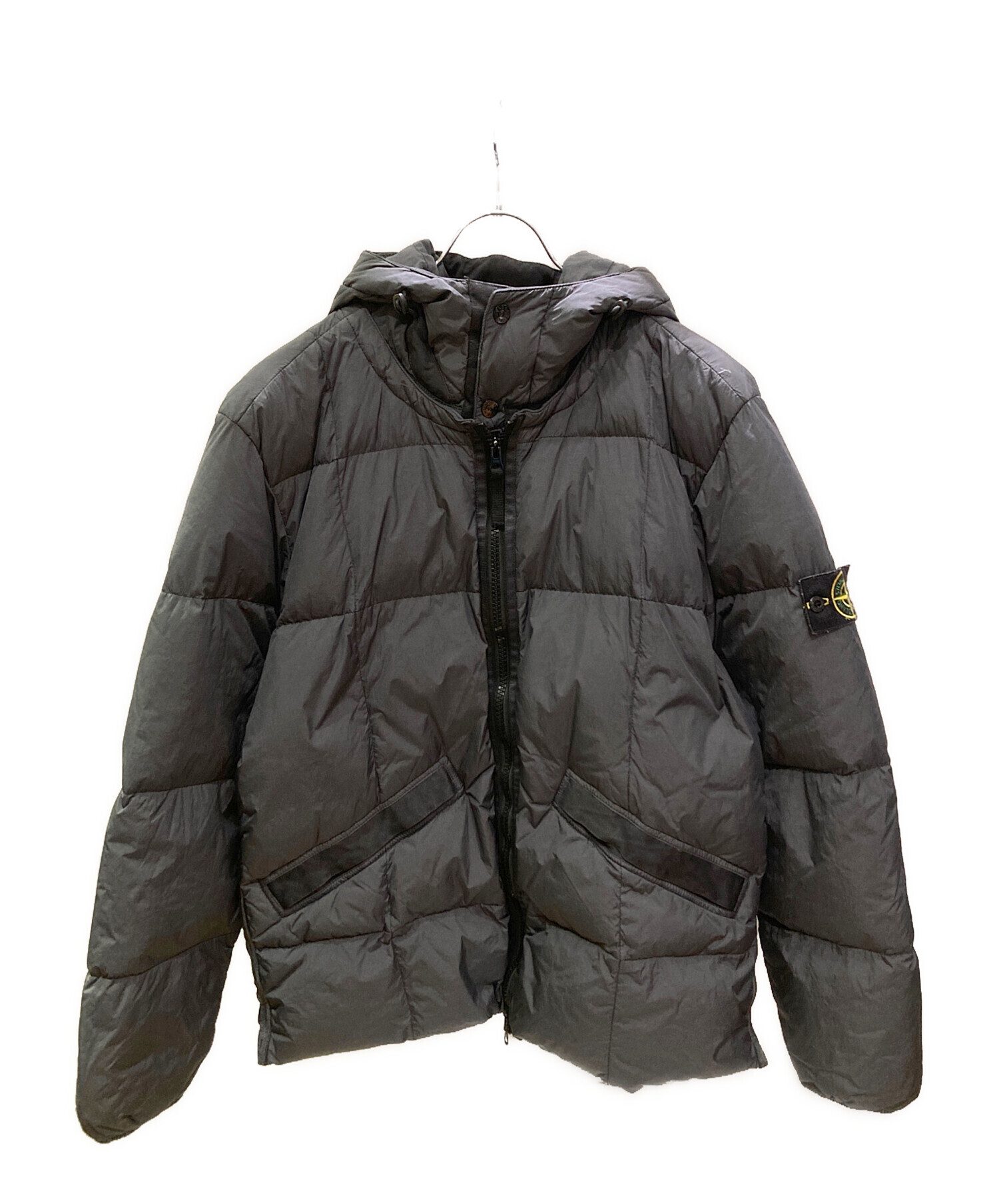 Stone  グレー ナイロンメタルジャケット STONE ISLAND ナイロンブルゾン グレー STONEISLANDナイロンジャケット