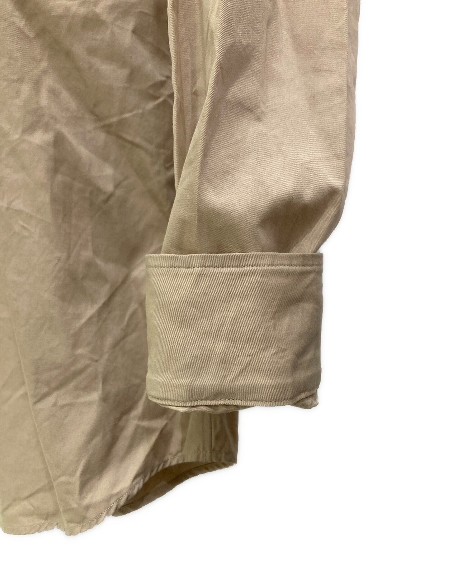 中古・古着通販】BURBERRY (バーバリー) シャツジャケット ベージュ
