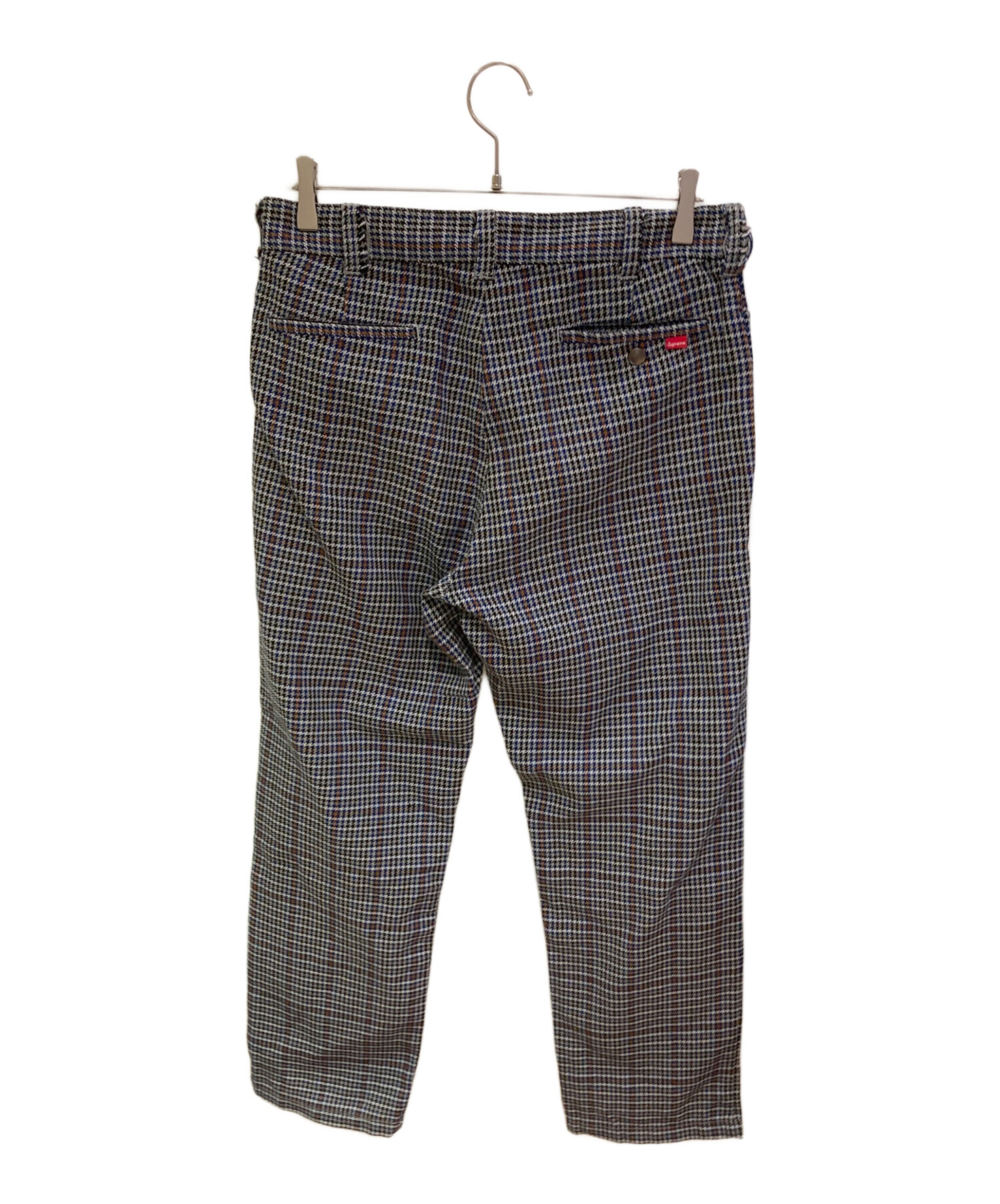 中古・古着通販】SUPREME (シュプリーム) チェックパンツ グレー 