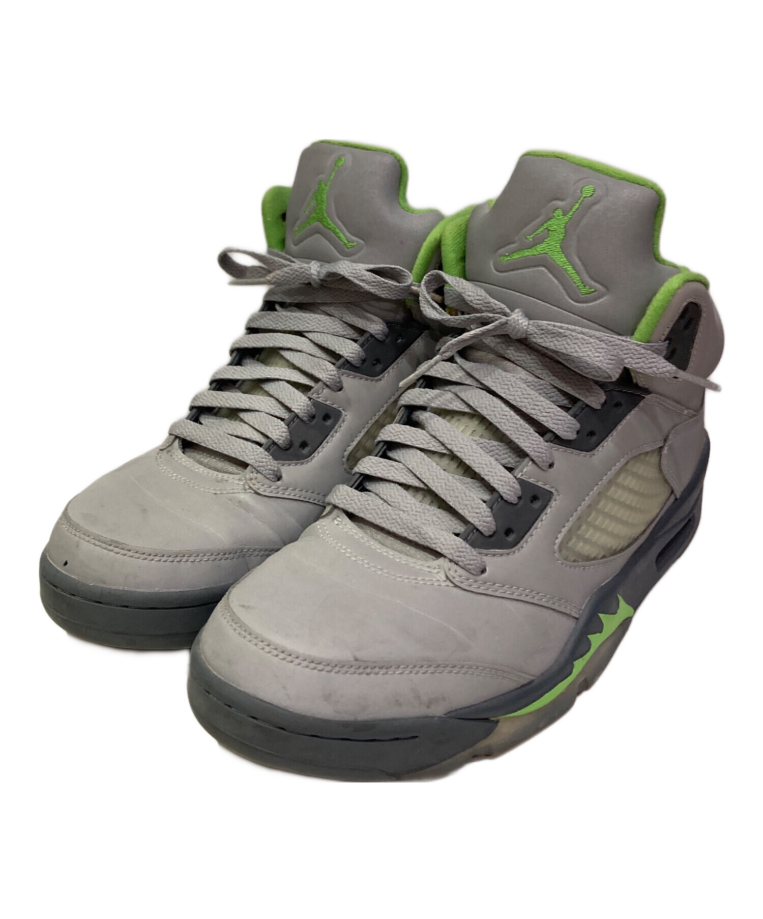 中古・古着通販】NIKE (ナイキ) AIR JORDAN 5 RETRO GREEN BEAN グレー 