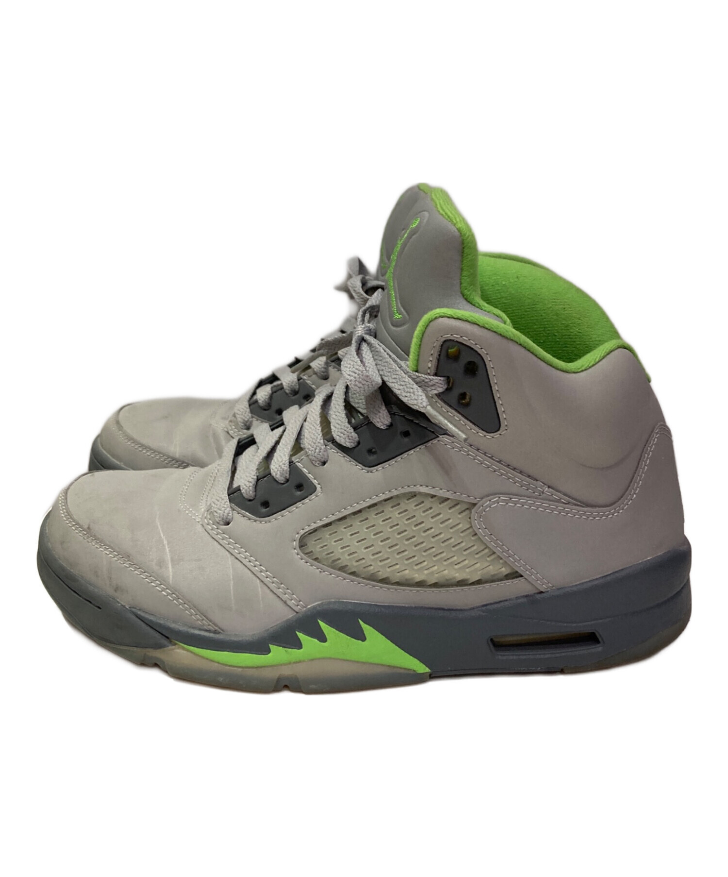 中古・古着通販】NIKE (ナイキ) AIR JORDAN 5 RETRO GREEN BEAN グレー 