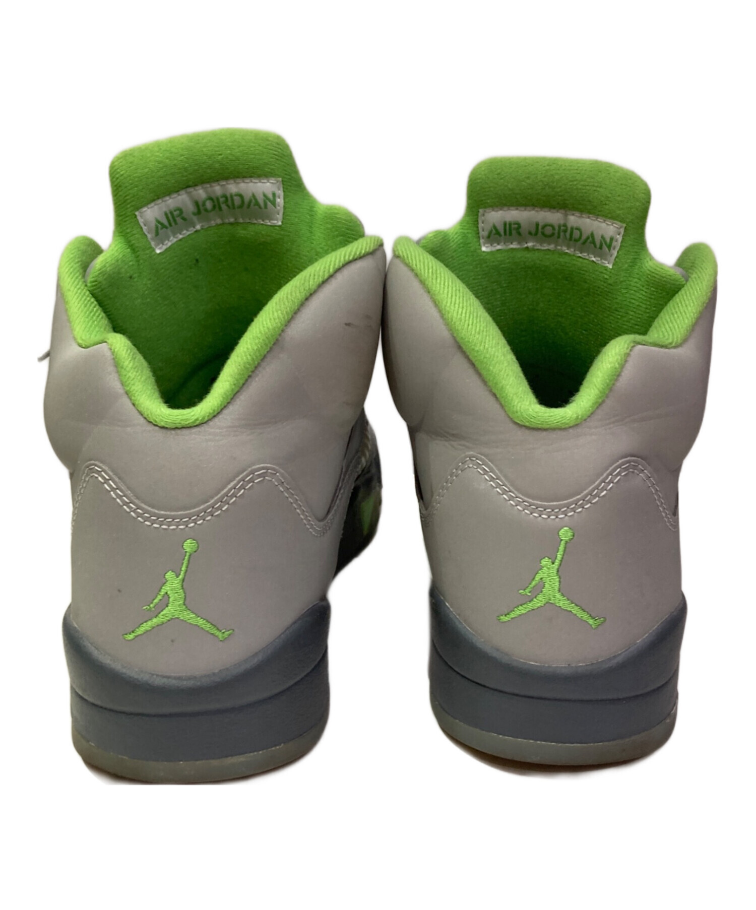 中古・古着通販】NIKE (ナイキ) AIR JORDAN 5 RETRO GREEN BEAN グレー 