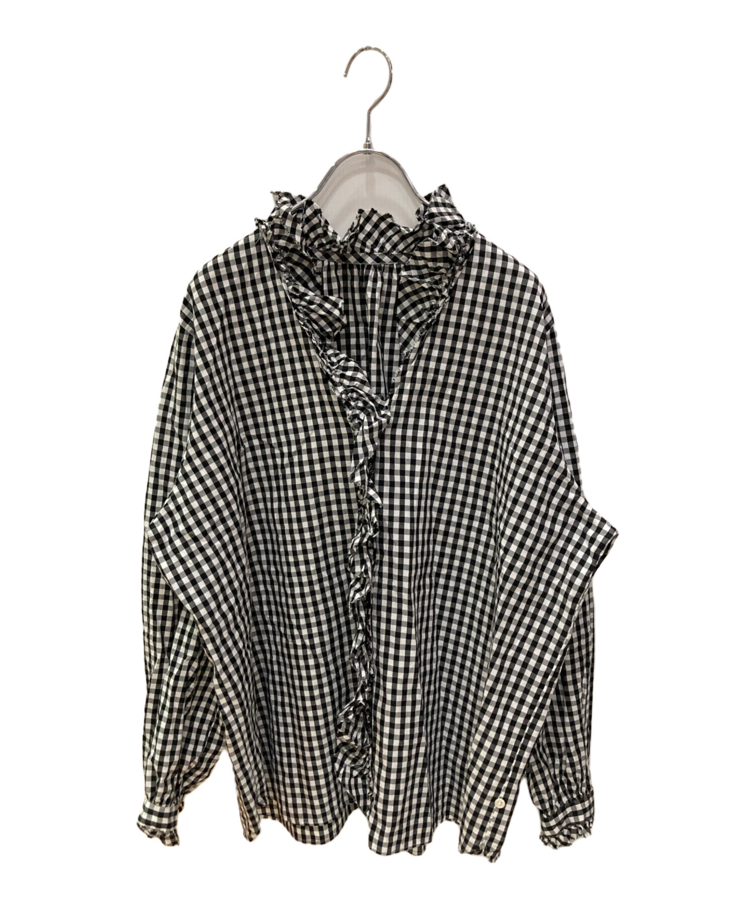 未使用【journal standard luxe】ギンガムフリルブラウス JOURNAL STANDARD LUXE（ジャーナルスタンダード ラックス）の