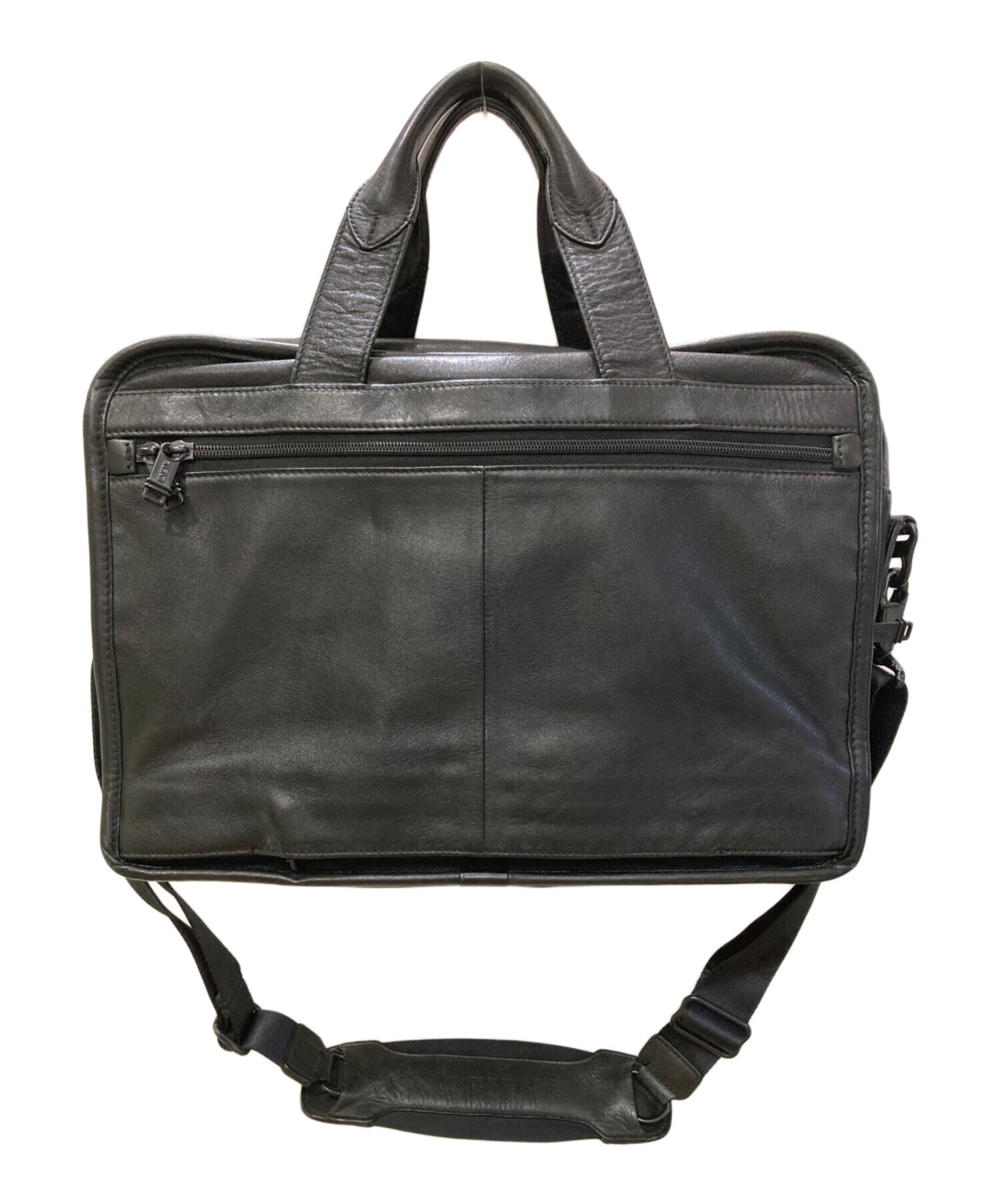 TUMI トゥミ 96141DH ブリーフケース レザー 黒 エクスパンダブル 美品 