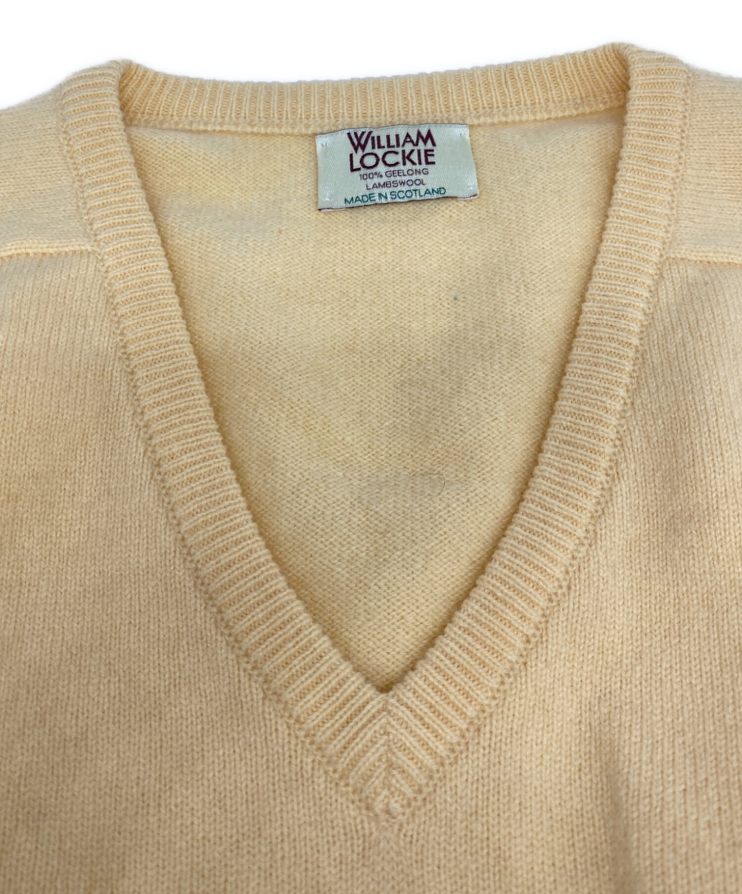 中古・古着通販】WILLIAM LOCKIE (ウィリアムロッキー) Vネックニット 