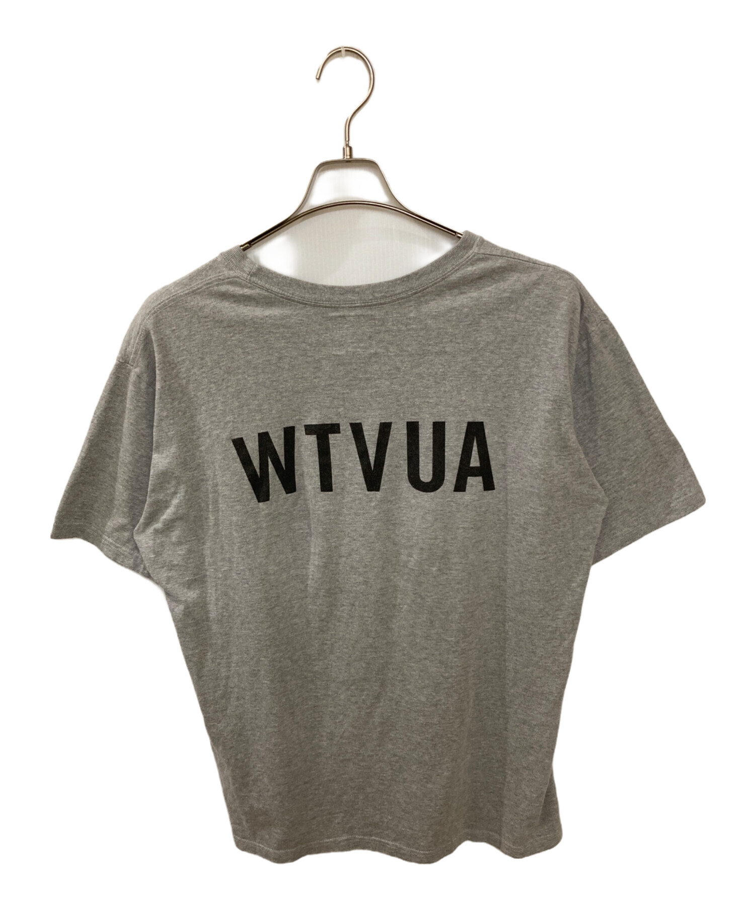 中古・古着通販】WTAPS (ダブルタップス) ロゴプリントTシャツ グレー 
