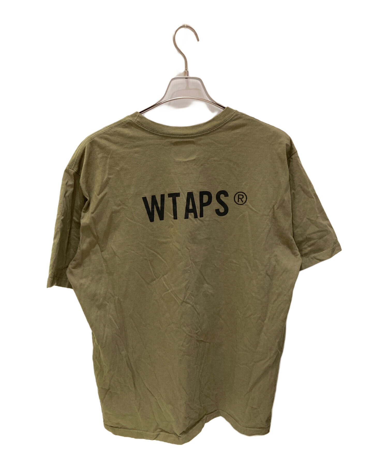 中古・古着通販】WTAPS (ダブルタップス) プリントTシャツ オリーブ 