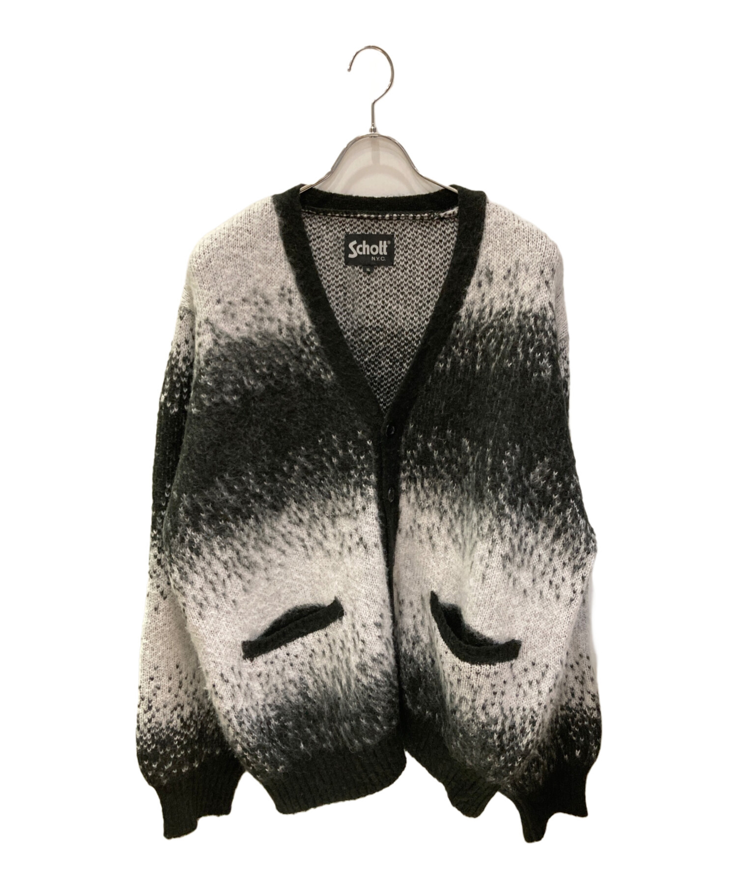 中古・古着通販】Schott (ショット) オンブレモヘヤカーディガン