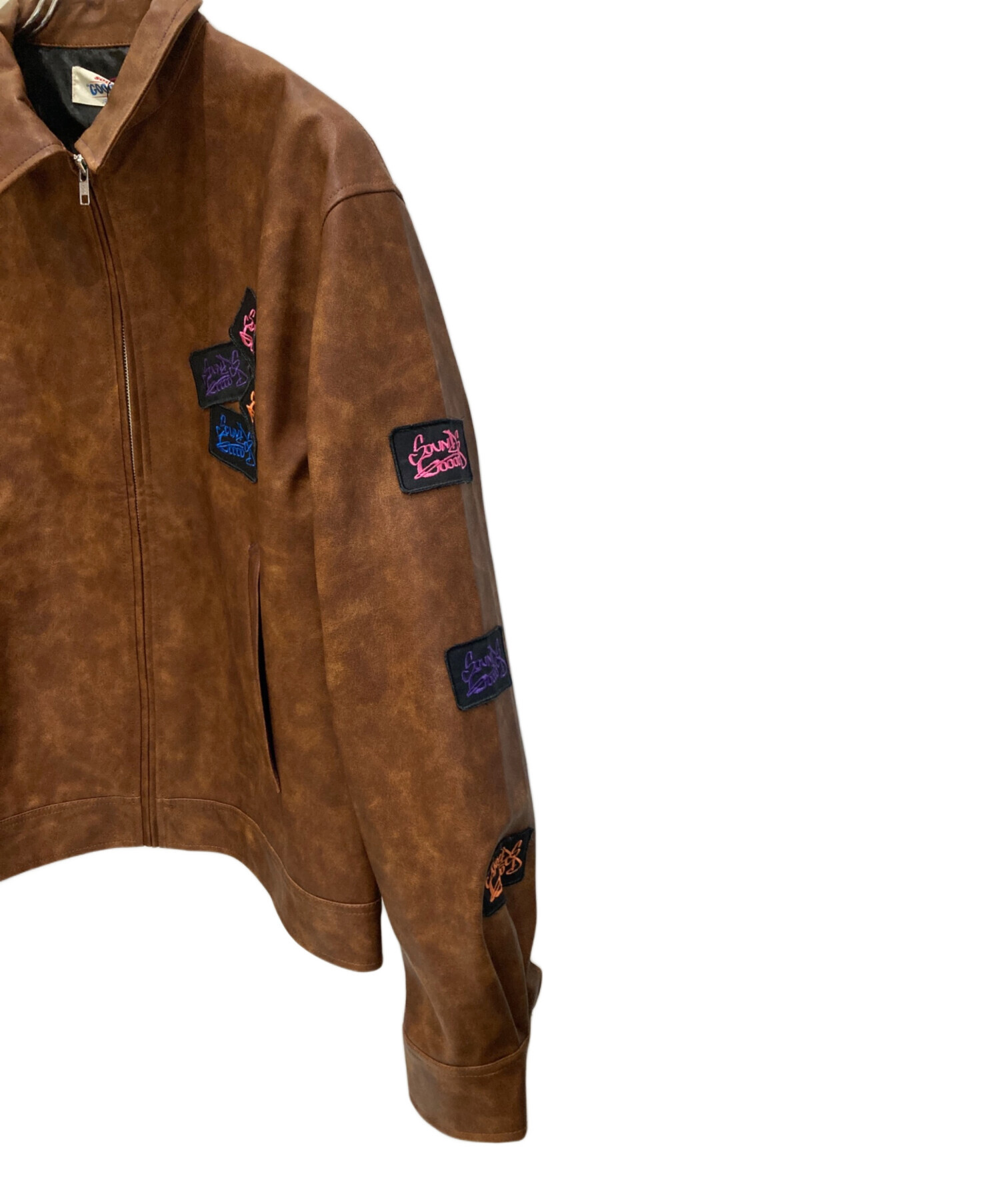 中古・古着通販】SOUNDS GOOD (サウンズグッド) ワッペンエコレザー