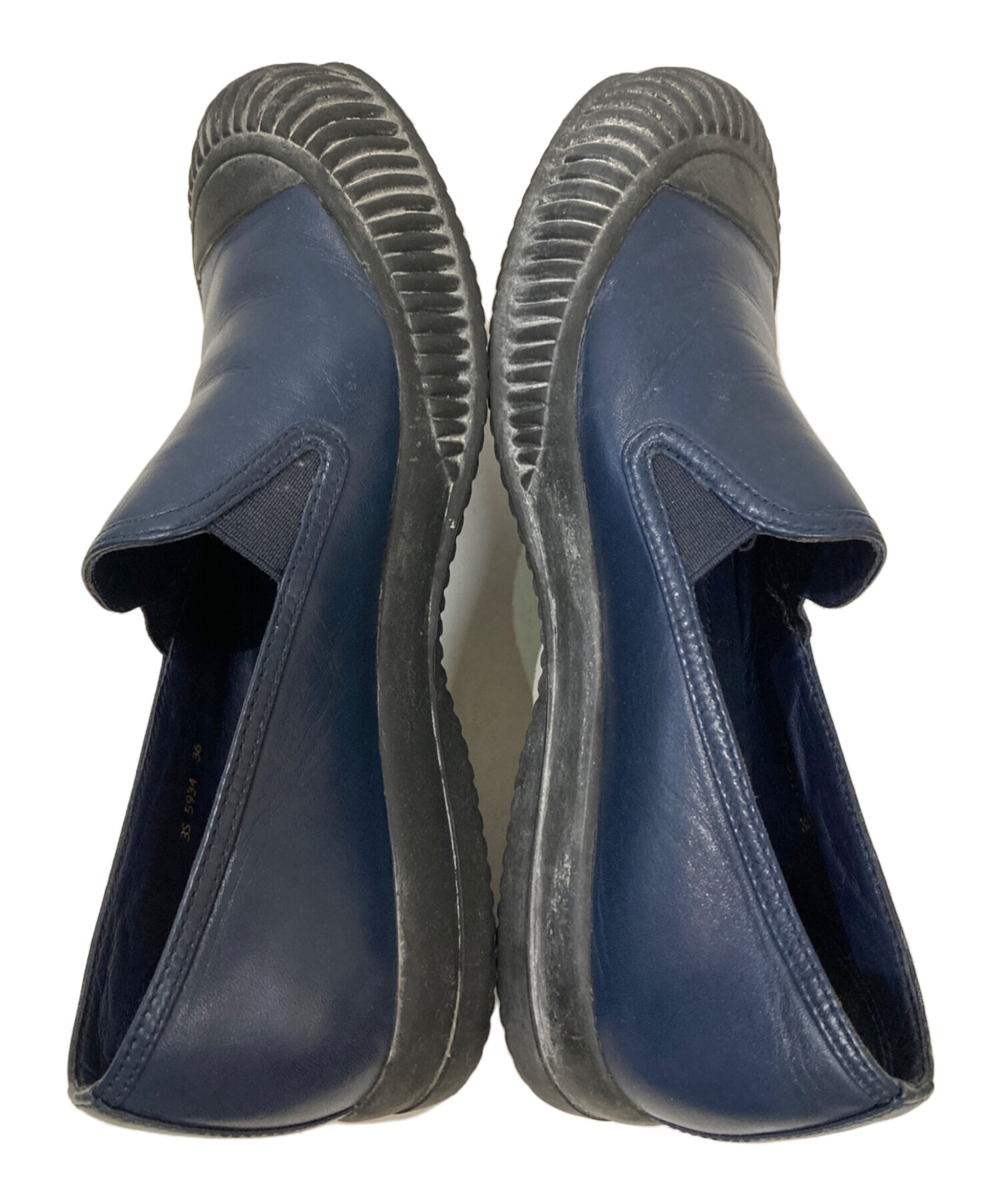 PRADA スポーツ 中古・古着通販】PRADA SPORTS (プラダスポーツ) レザースリッポン