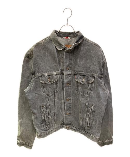 中古・古着通販】LEVI'S (リーバイス) 先染めブラックデニムジャケット