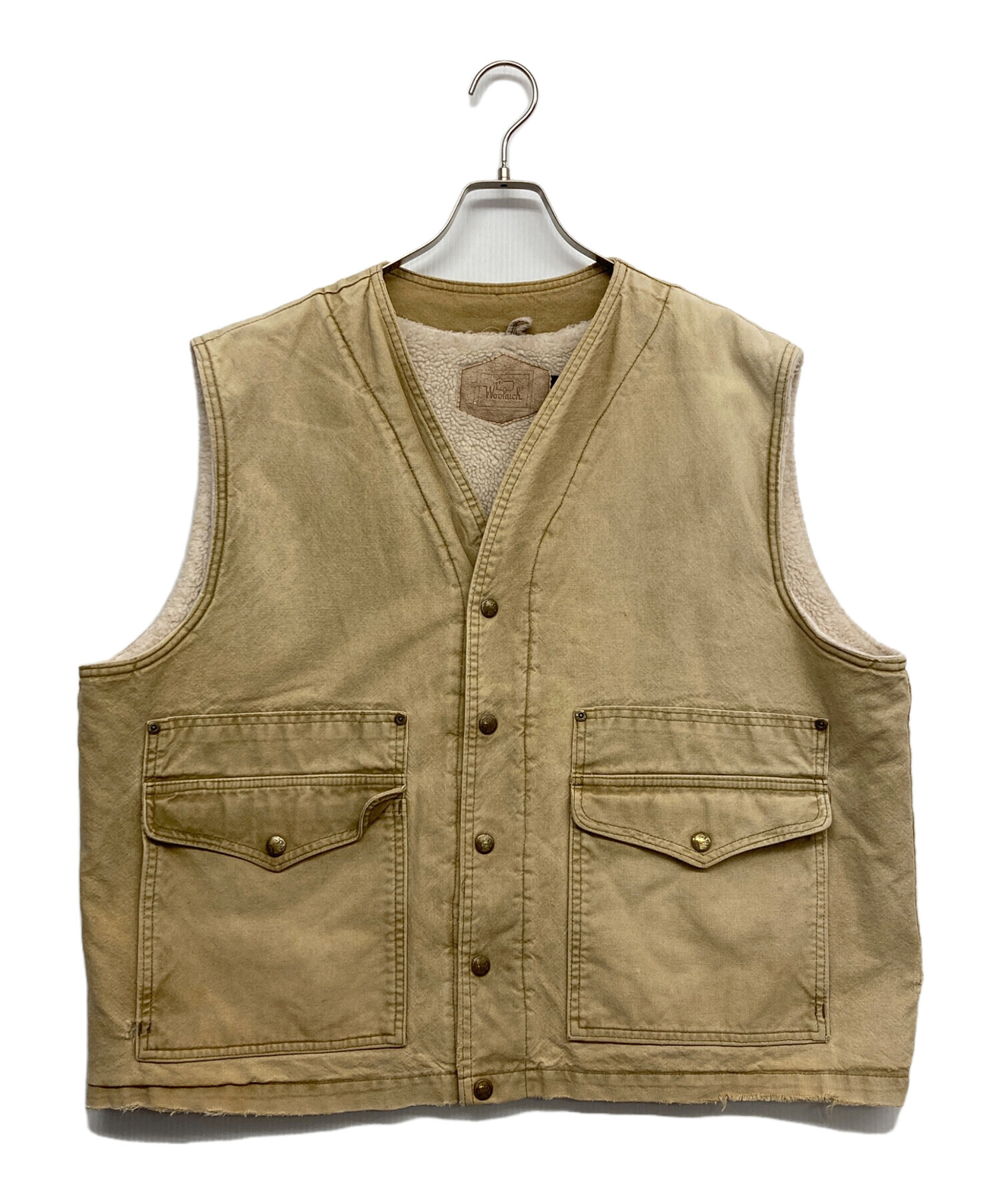 中古・古着通販】WOOLRICH (ウールリッチ) 古着ダックボアベスト 