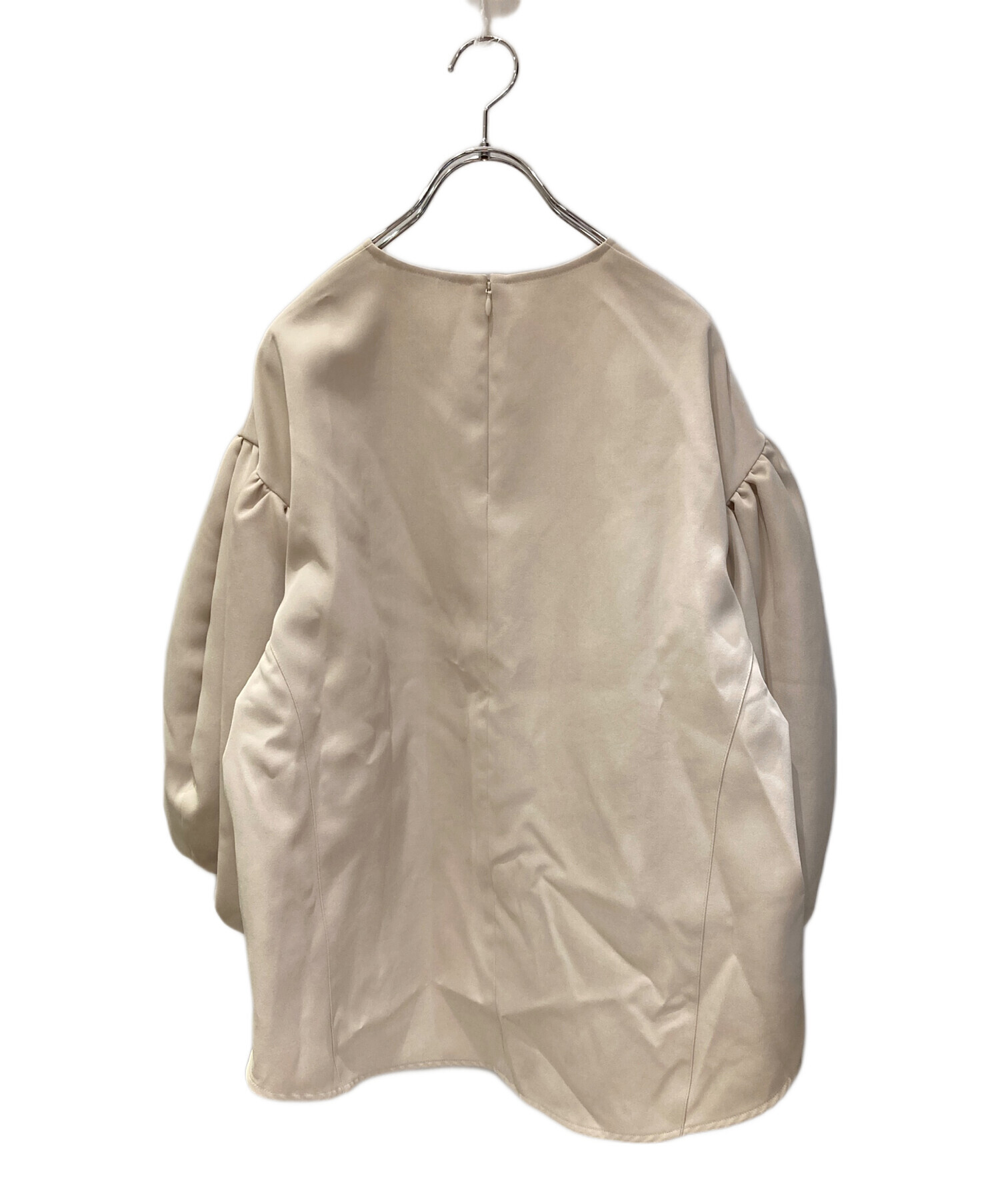 中古・古着通販】CLANE (クラネ) VOLUME PUFF TOPS ベージュ サイズ:1 