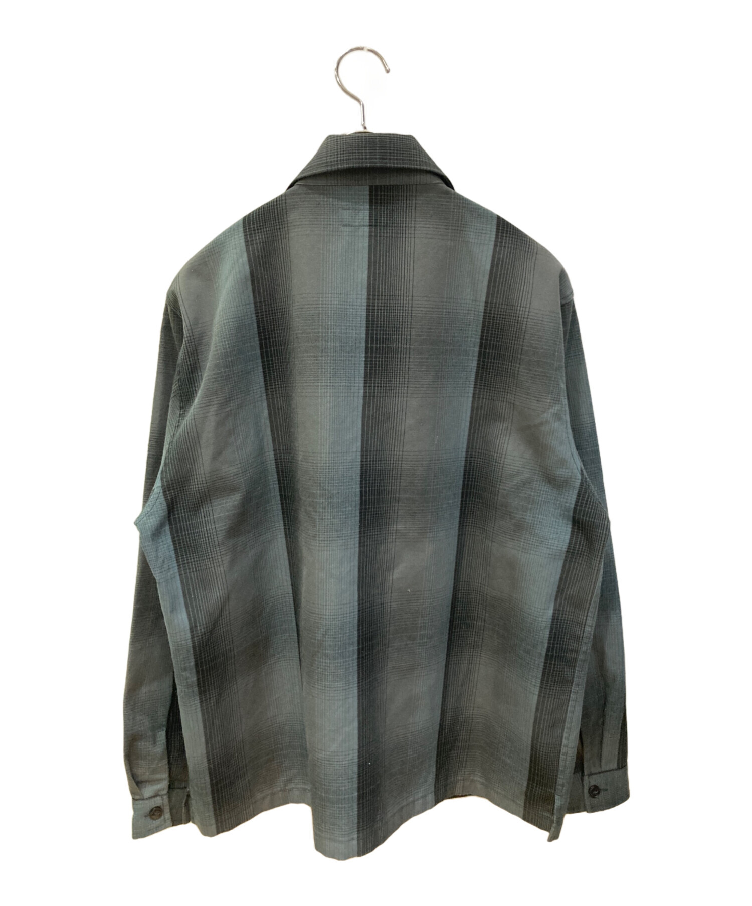 中古・古着通販】stussy (ステューシー) SHADOW PLAID ZIP SHIRT