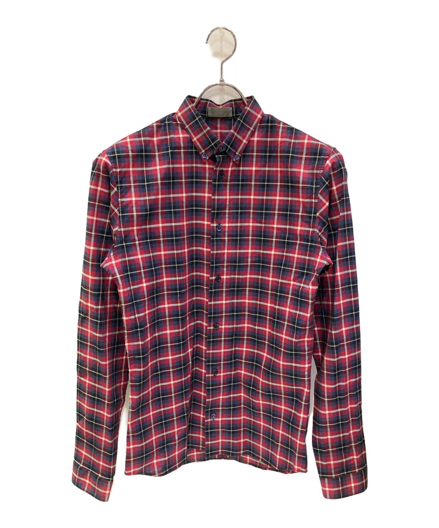 ディオールオム サイズ:37 16AW 433C529A3817 ローズ総柄長袖シャツ