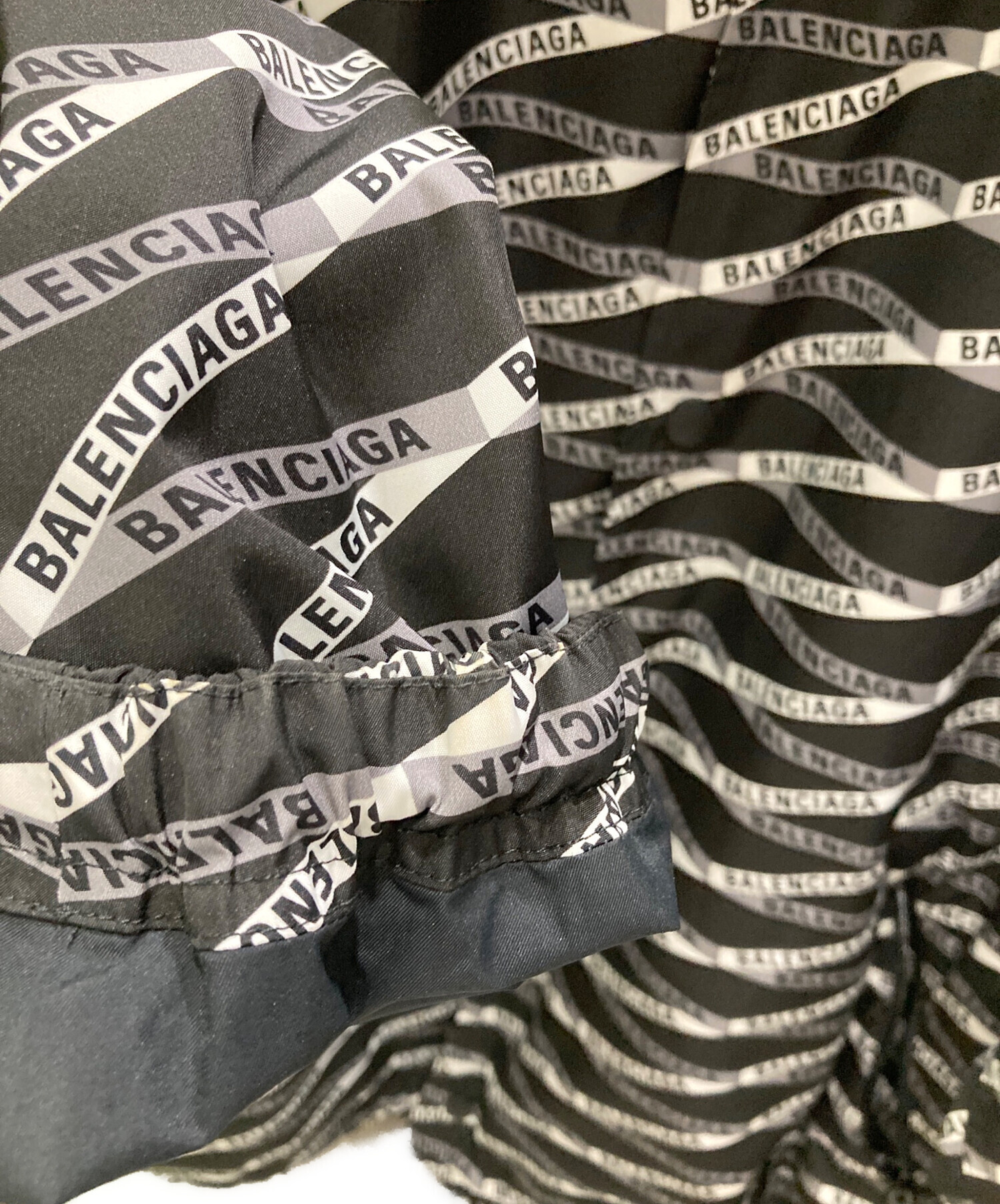 中古・古着通販】BALENCIAGA (バレンシアガ) ロゴ総柄ナイロン
