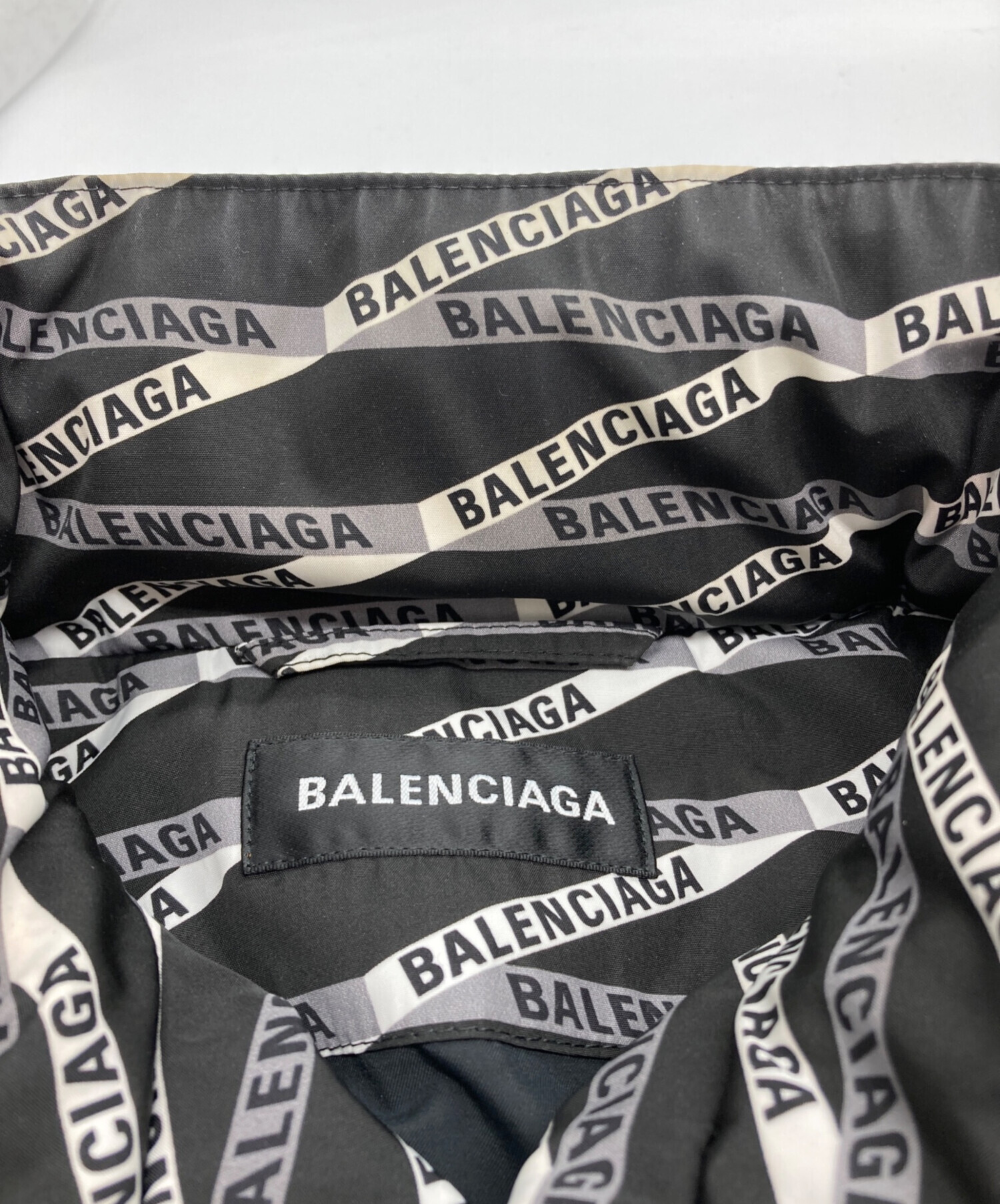 中古・古着通販】BALENCIAGA (バレンシアガ) ロゴ総柄ナイロン