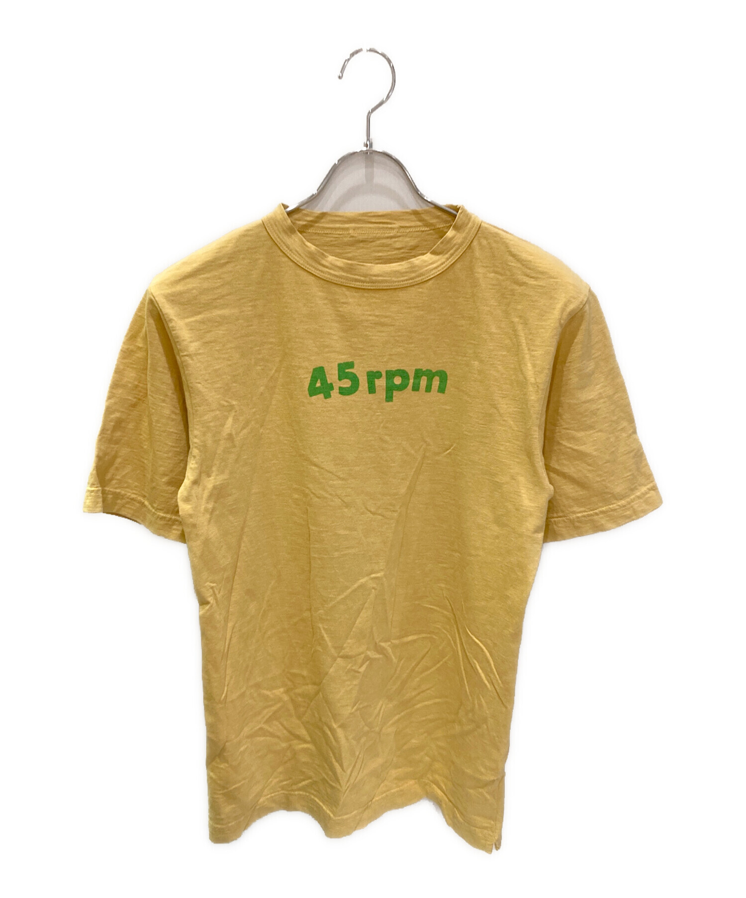 中古・古着通販】45R (フォーティファイブ・アール) 45rpmロゴTシャツ 