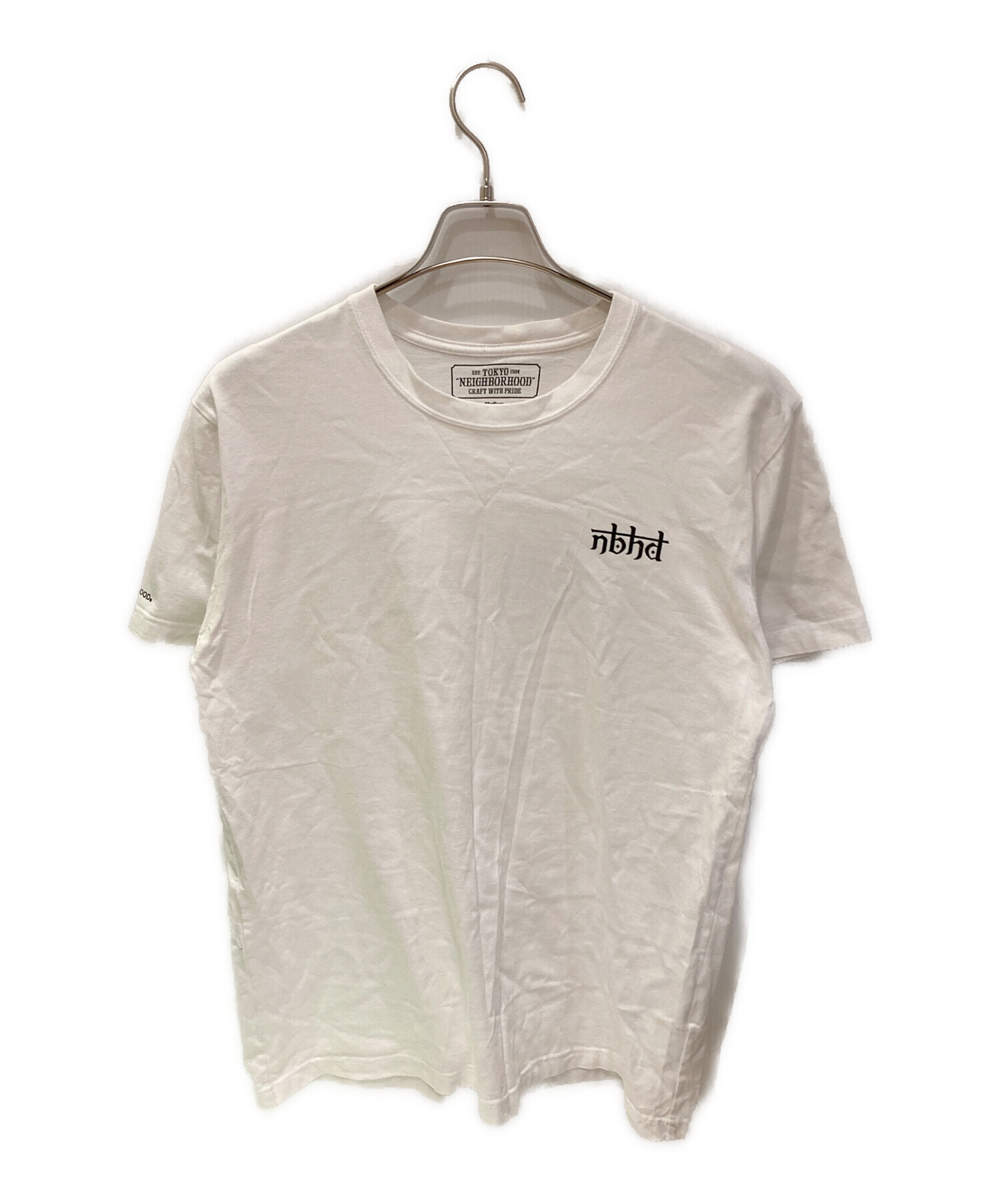 【新品未使用】N.B.H.D. 目デザイン Tシャツ ホワイト 中古・古着通販】NEIGHBORHOOD (ネイバーフッド) NBHD両面ロゴプリント