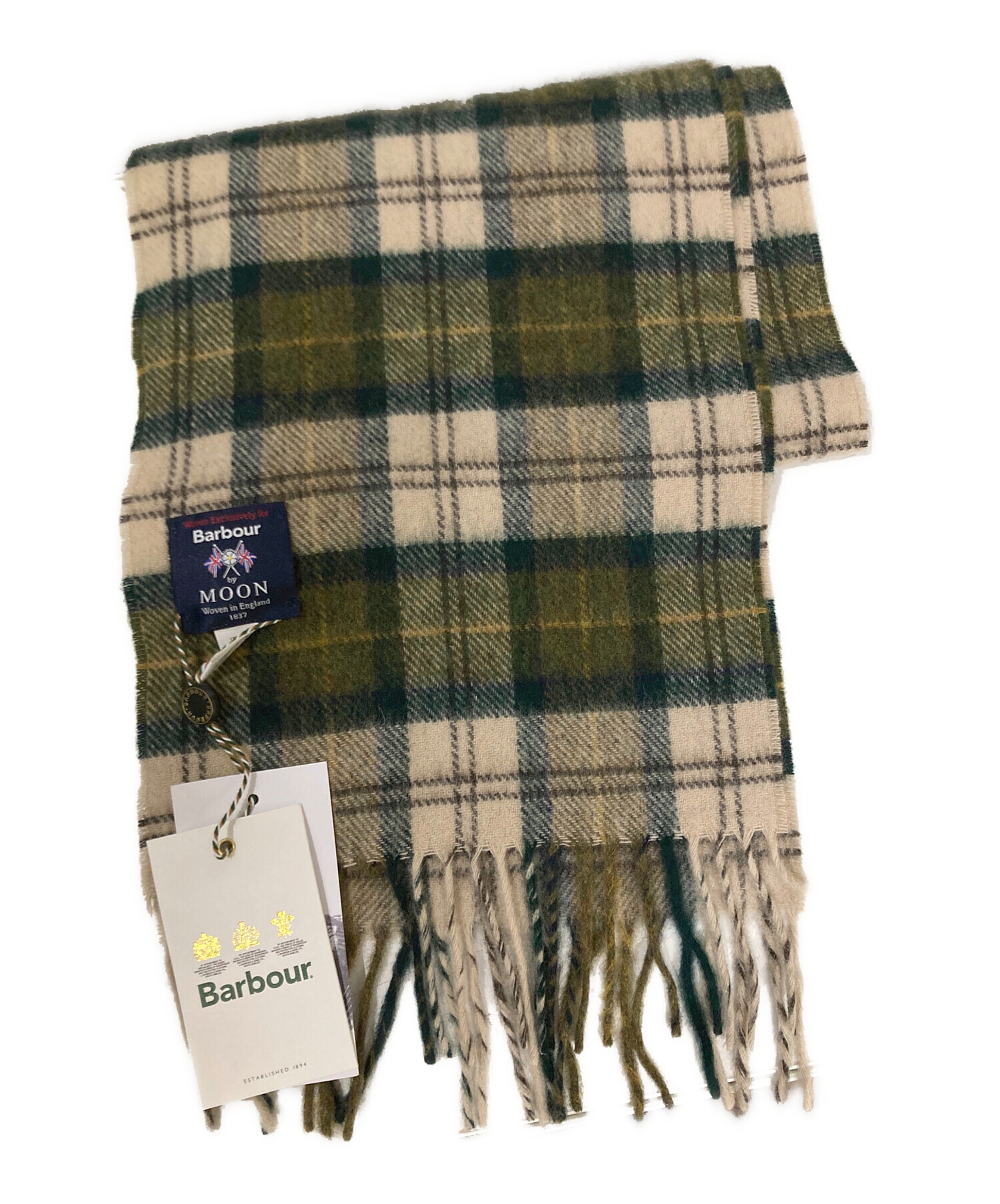 中古・古着通販】Barbour (バブアー) Moon (ムーン) マフラー グリーン