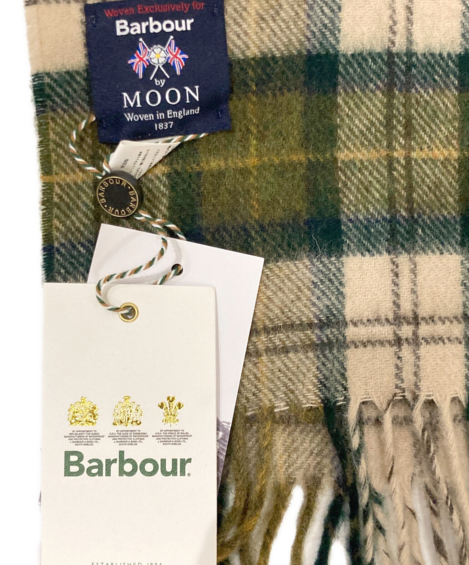 中古・古着通販】Barbour (バブアー) Moon (ムーン) マフラー グリーン