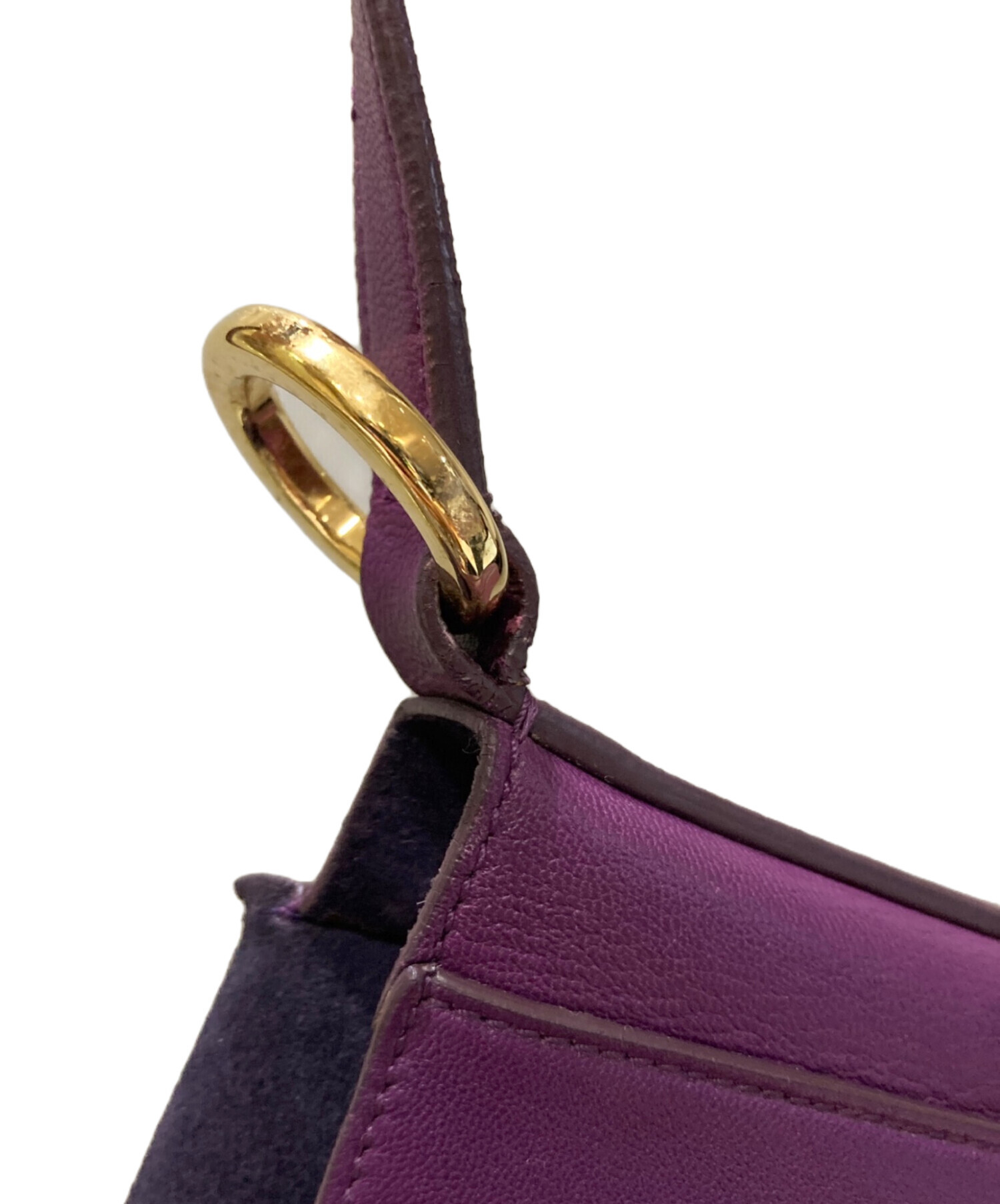 【T．TR】LOEWE ロエベ ブリーフケース パープル ショルダー 中古・古着通販】LOEWE (ロエベ) フリンジタッセルショルダーバッグ