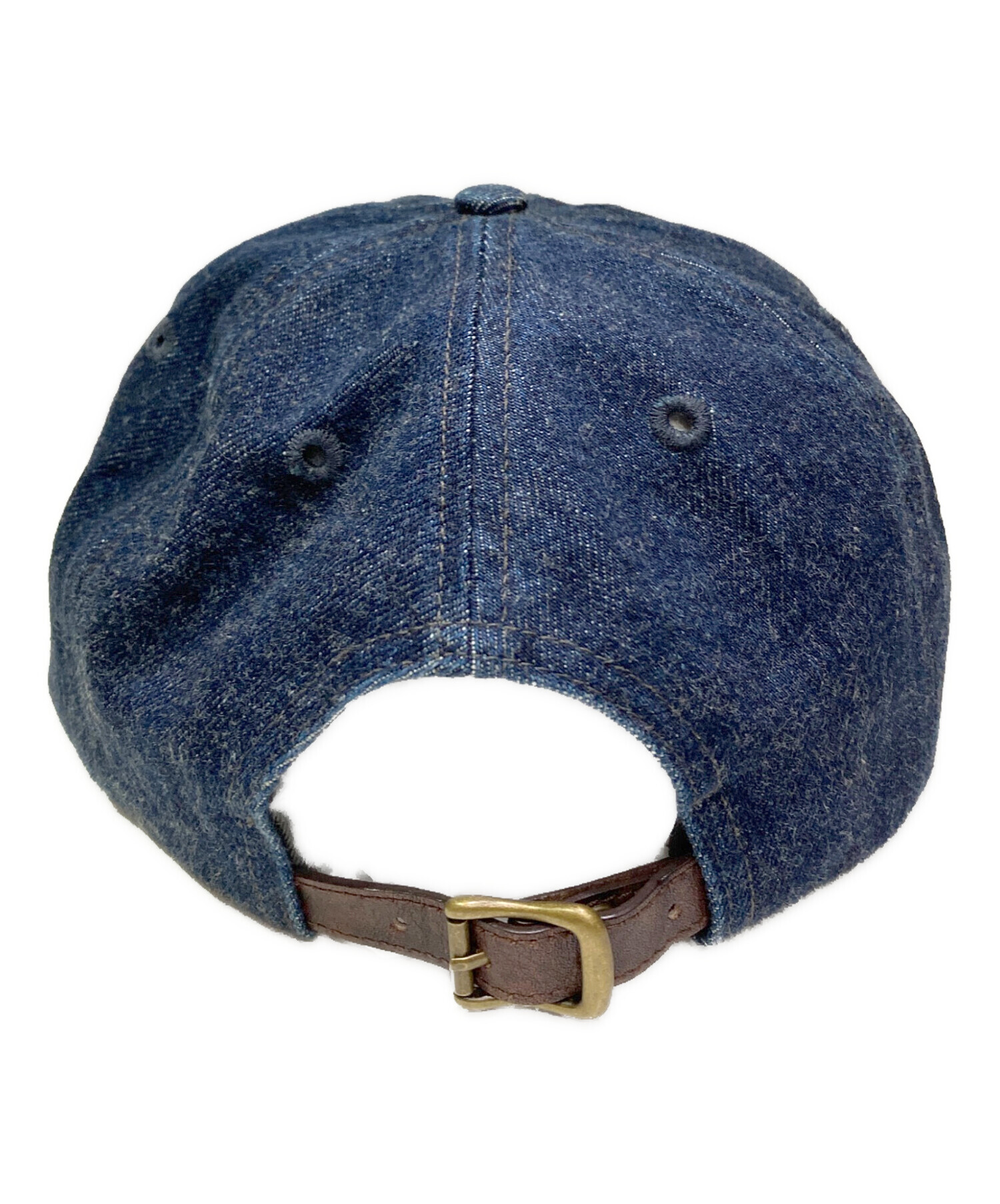 中古・古着通販】RRL (ダブルアールエル) デニム刺繍ロゴキャップ 