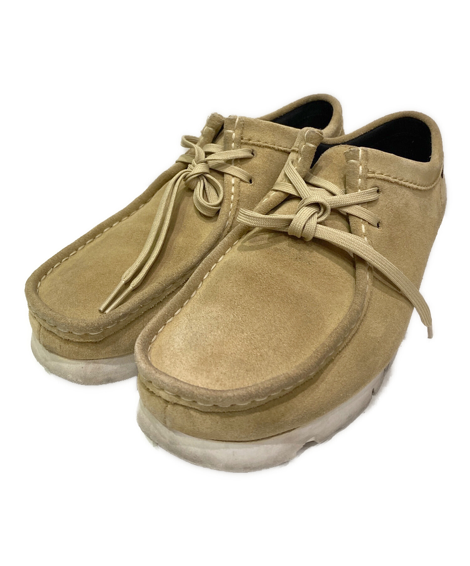 【未使用】Clarks ORIGINALSベージュ26cm ワラビーゴアテックス 中古・古着通販】CLARKS (クラークス) ワラビーゴアテックスシューズ