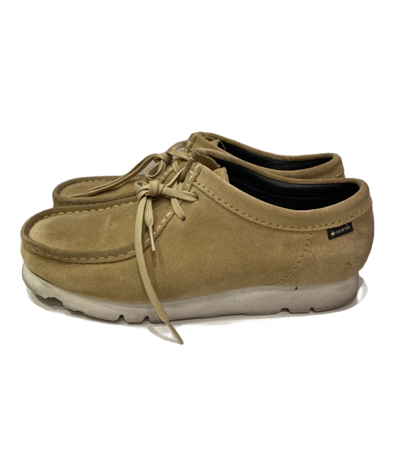 【未使用】Clarks ORIGINALSベージュ26cm ワラビーゴアテックス 中古・古着通販】CLARKS (クラークス) ワラビーゴアテックスシューズ