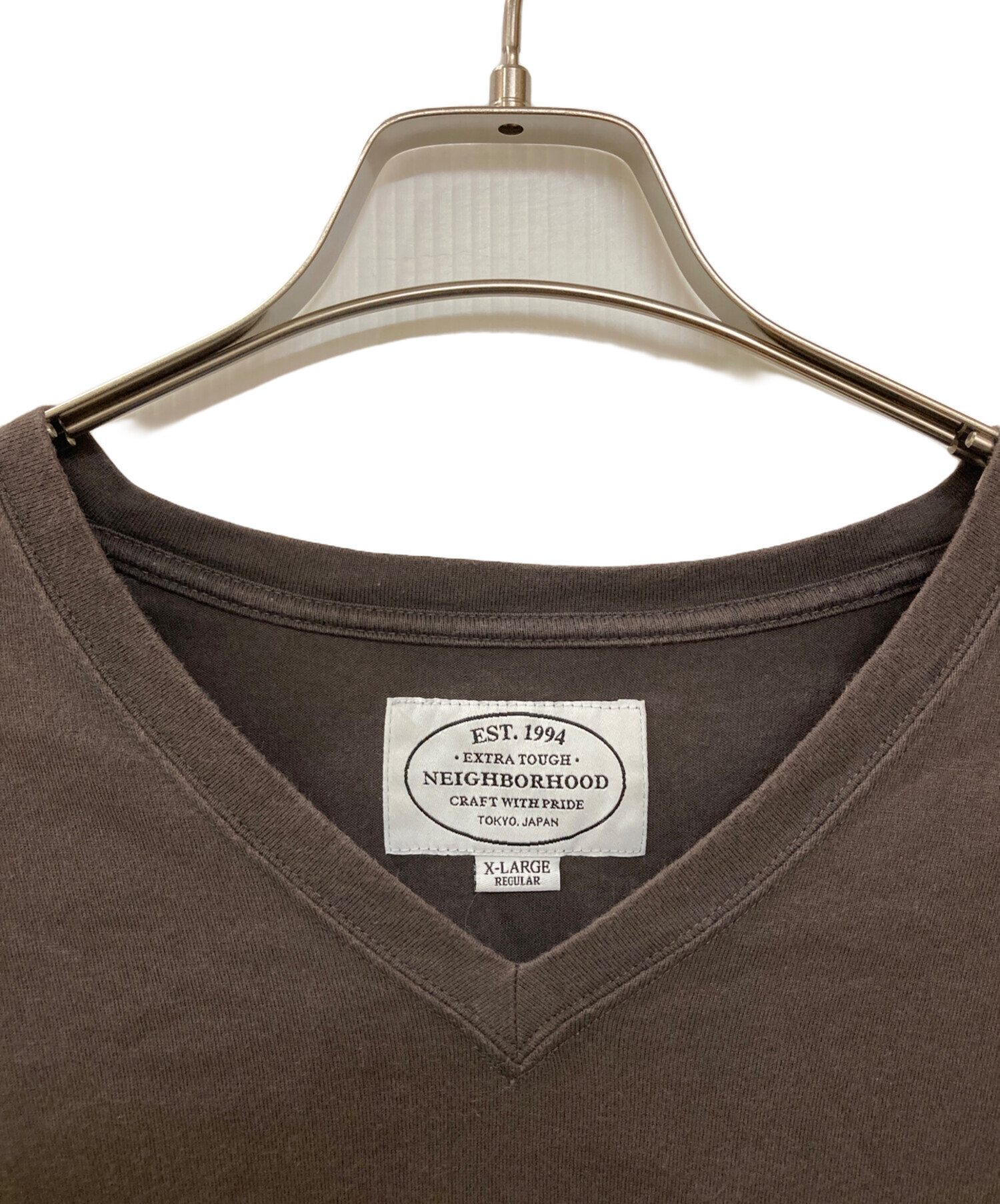中古・古着通販】NEIGHBORHOOD (ネイバーフッド) VネックTシャツ
