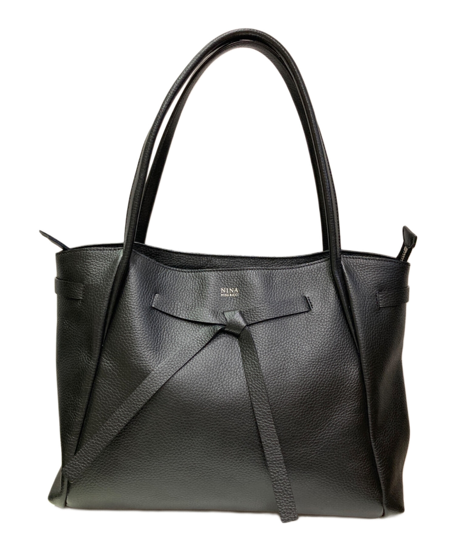 中古・古着通販】NINA RICCI (ニナリッチ) リボンモチーフレザートート 