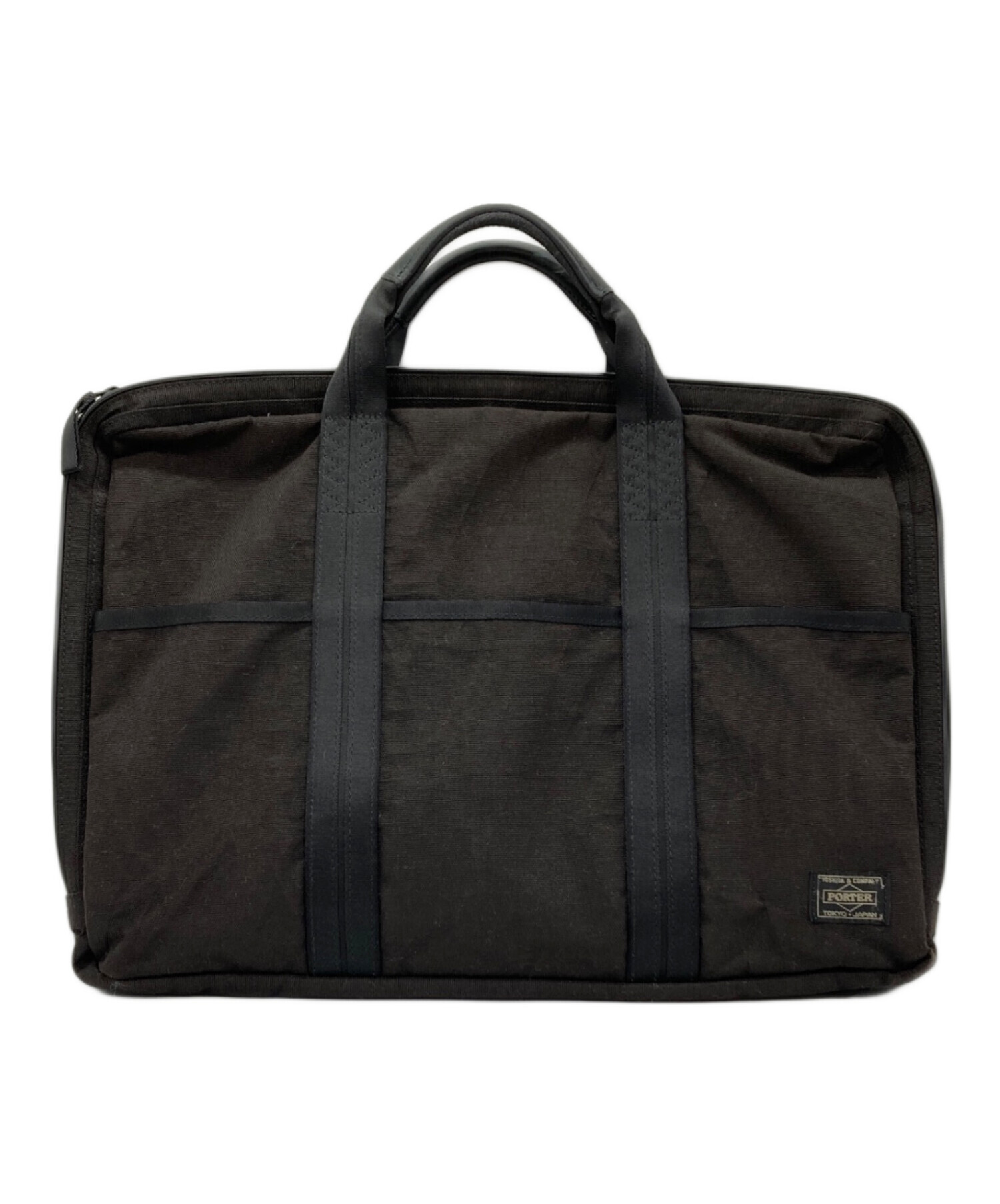 中古・古着通販】PORTER (ポーター) 2WAYビジネスバッグ ブラック 