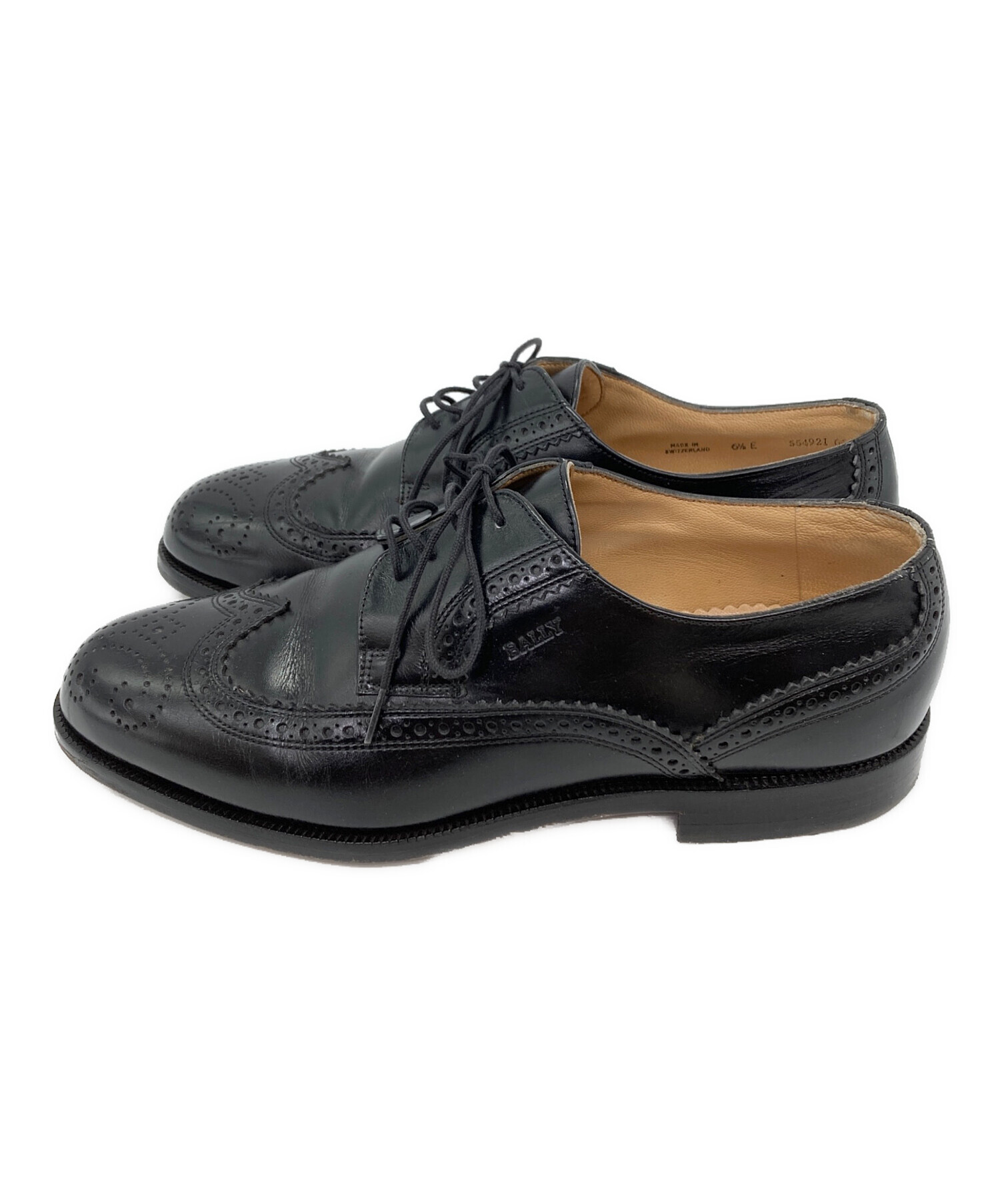 中古・古着通販】BALLY (バリー) ウィングチップシューズ ブラック