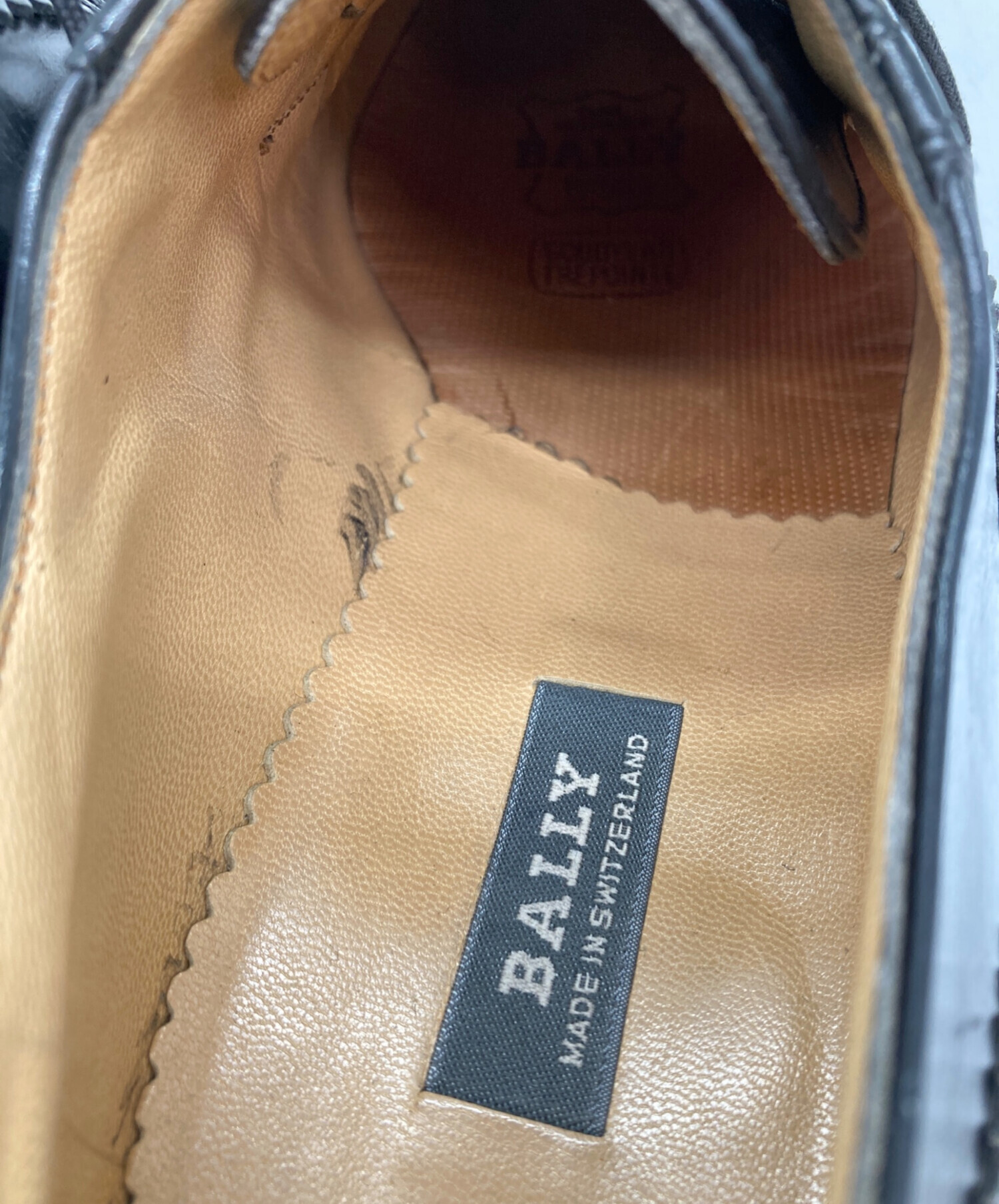 ◼️激レア◼️新品未使用◼️BALLY◼️バリー◼️レトロウィングチップ◼️オール本革レザー 中古・古着通販】BALLY (バリー) ウィングチップシューズ ブラック