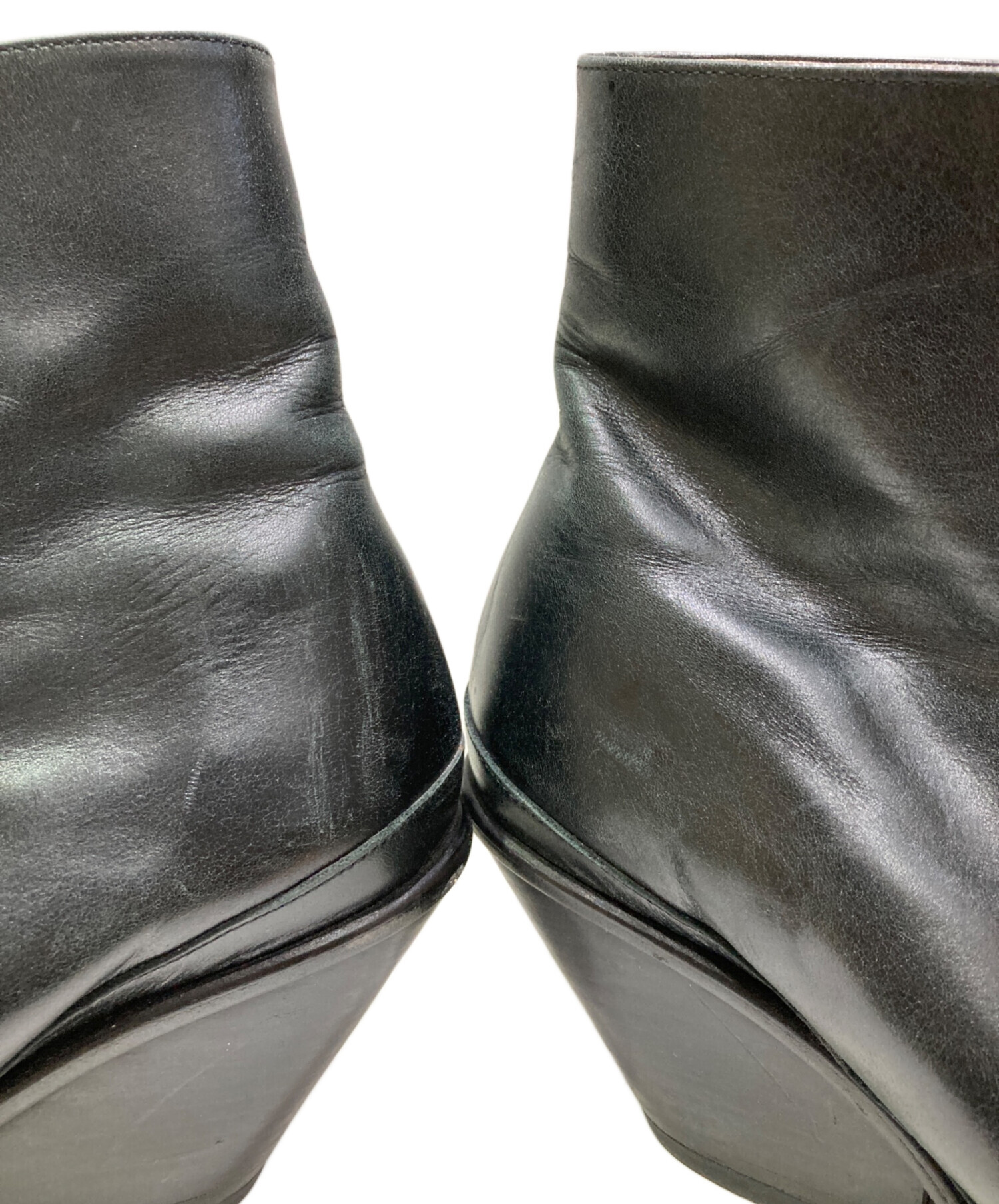 靴 UNTISHOLD 38 中古・古着通販】UNTISHOLD (アンチショルド) ジップブーツ