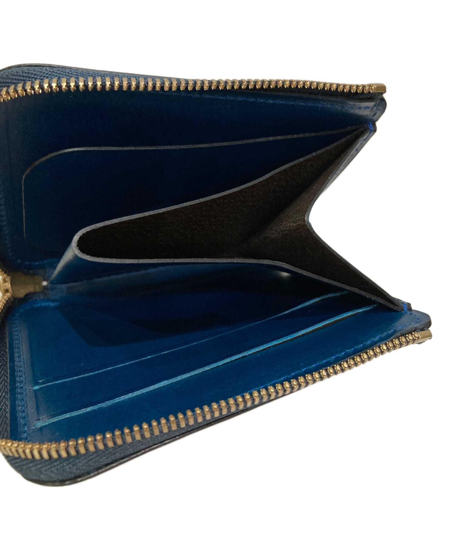 中古・古着通販】munekawa (ムネカワ) L字ファスナー財布Cram ブルー