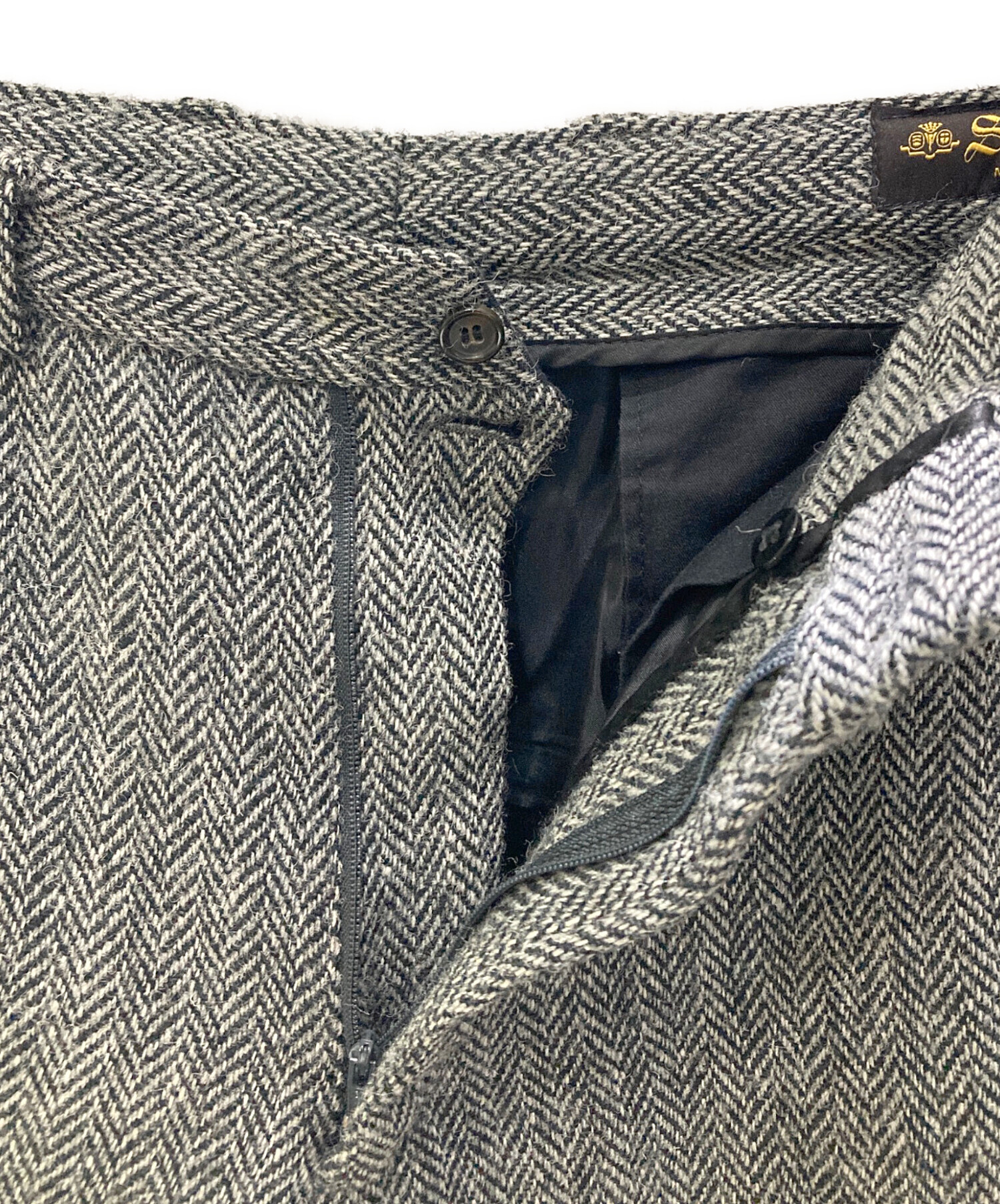 定価49500円 サウスウィック ハリスツイード ヘリンボーン ウール パンツ 中古・古着通販】SOUTHWICK (サウスウィック) Harris Tweed (ハリス