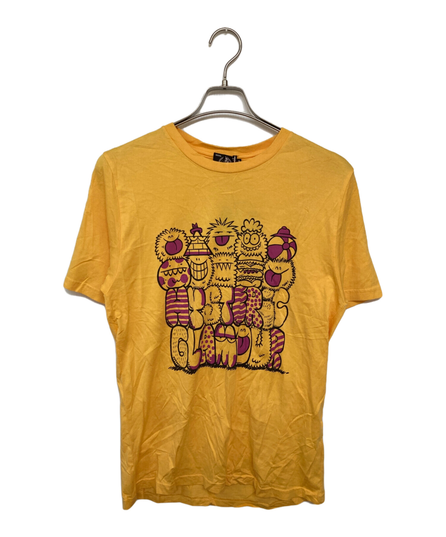 HYSTERIC GLAMOUR イエロー Tシャツ M HYSTERIC GLAMOUR イエロー Tシャツ M HYSTERIC GLAMOUR tシャツ