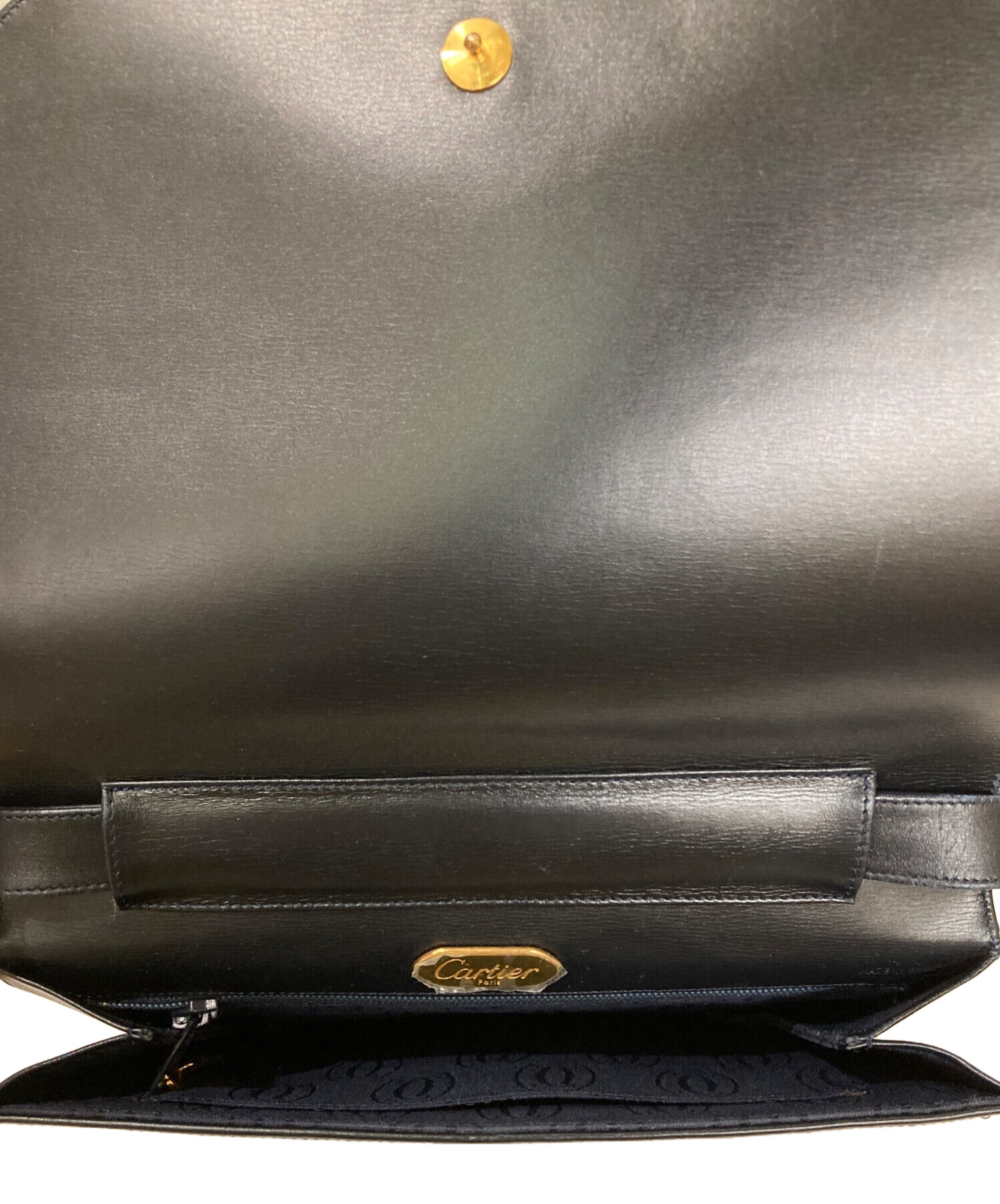 中古・古着通販】Cartier (カルティエ) ヴィンテージショルダーバッグ