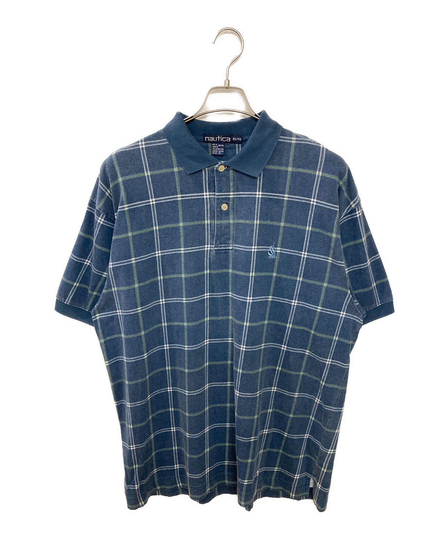 中古・古着通販】NAUTICA (ノーティカ) ポロシャツ ネイビー サイズ:XL 