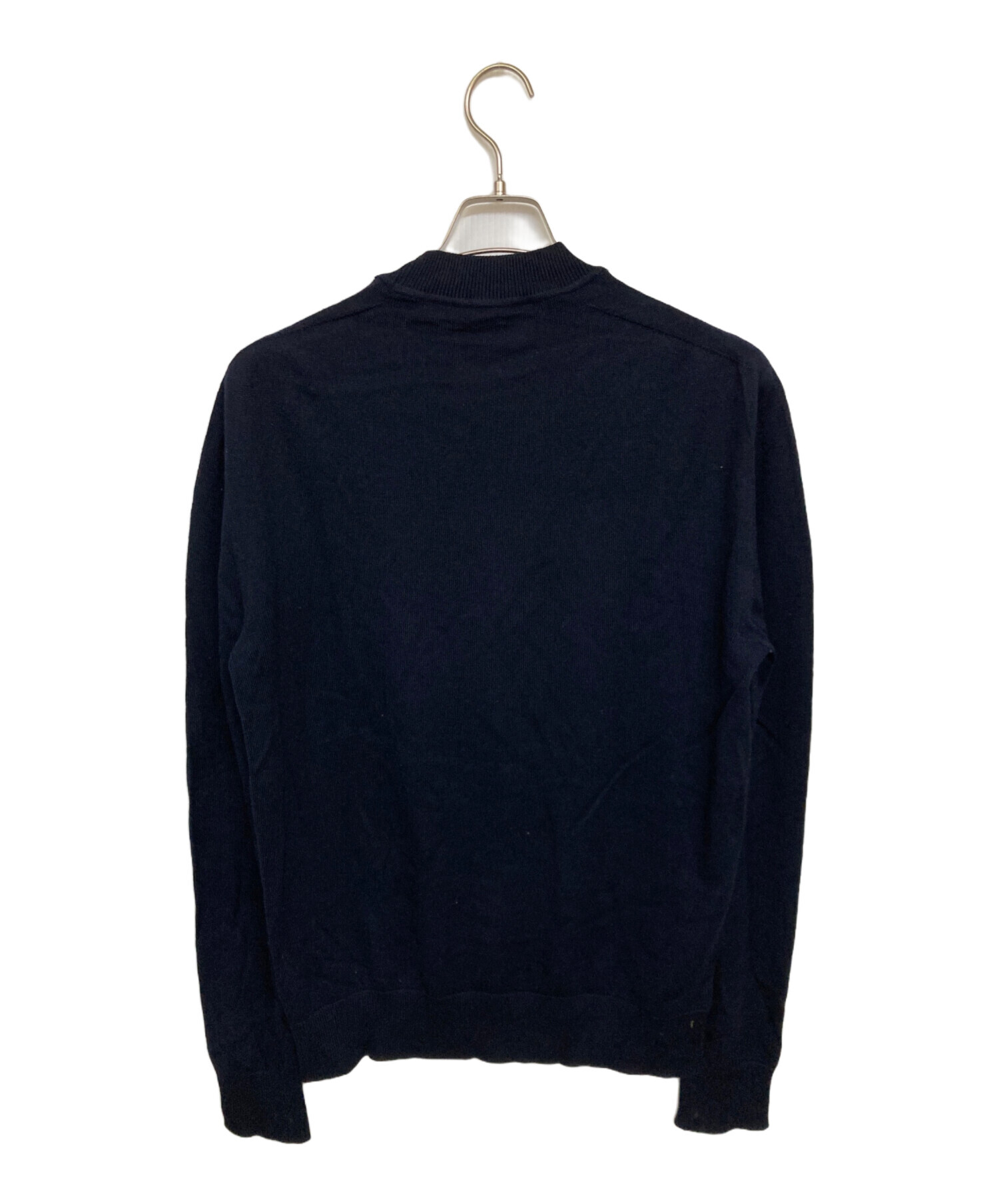 中古・古着通販】JIL SANDER (ジルサンダー) ウールニット ネイビー 